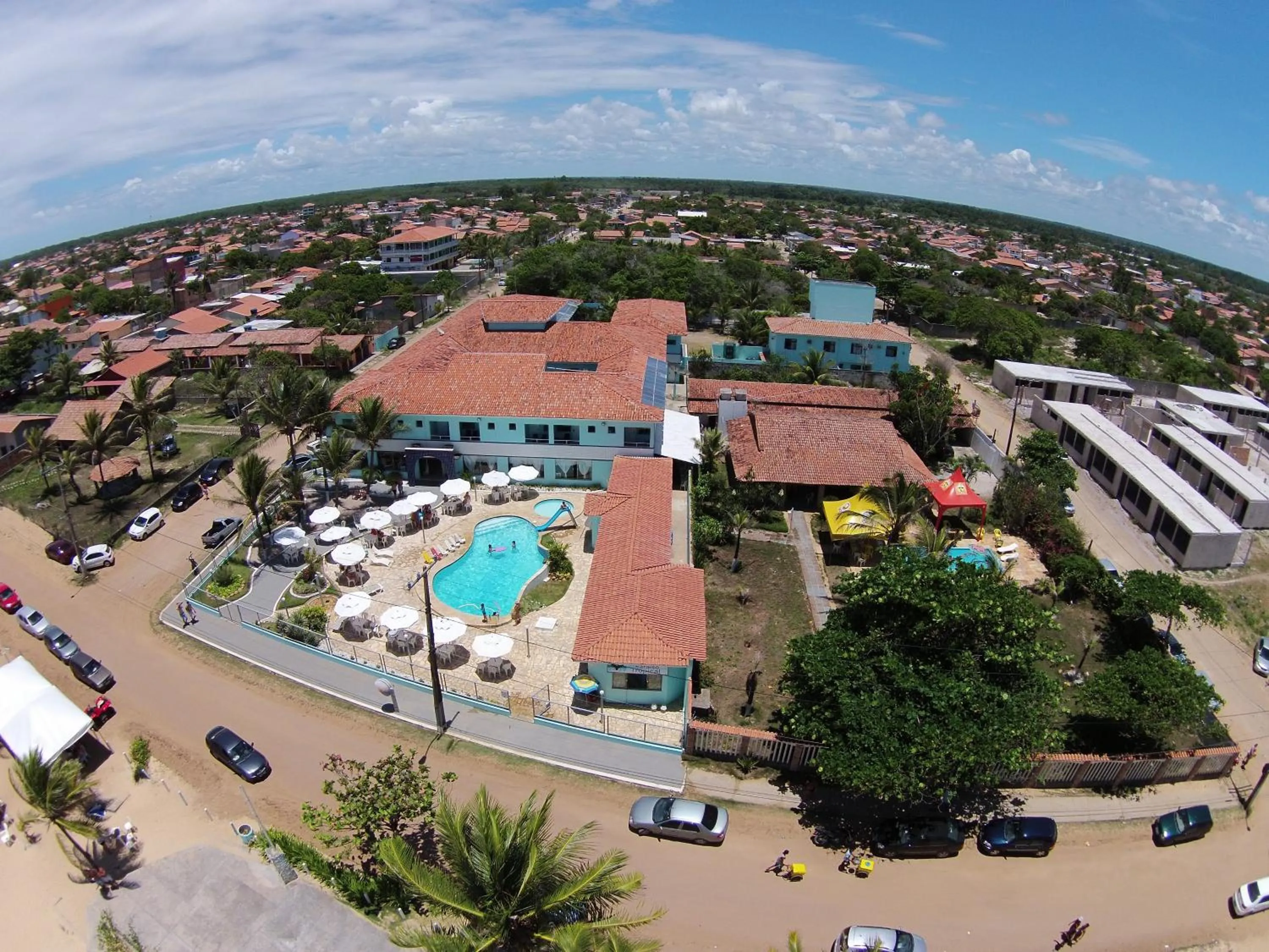Bird's eye view in Hotel Paraiso Tropical