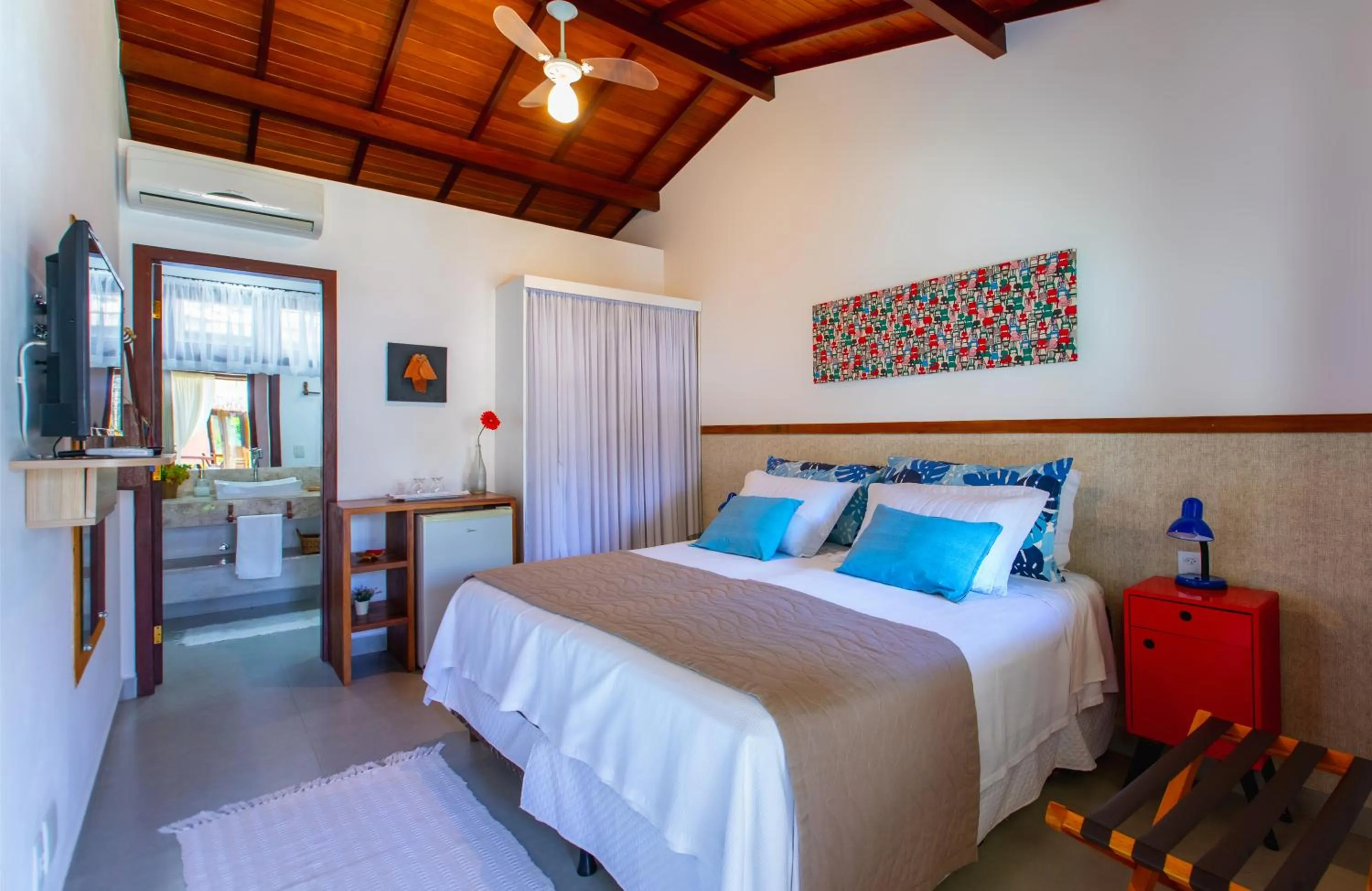 Bed in Pousada Recanto do Arraial