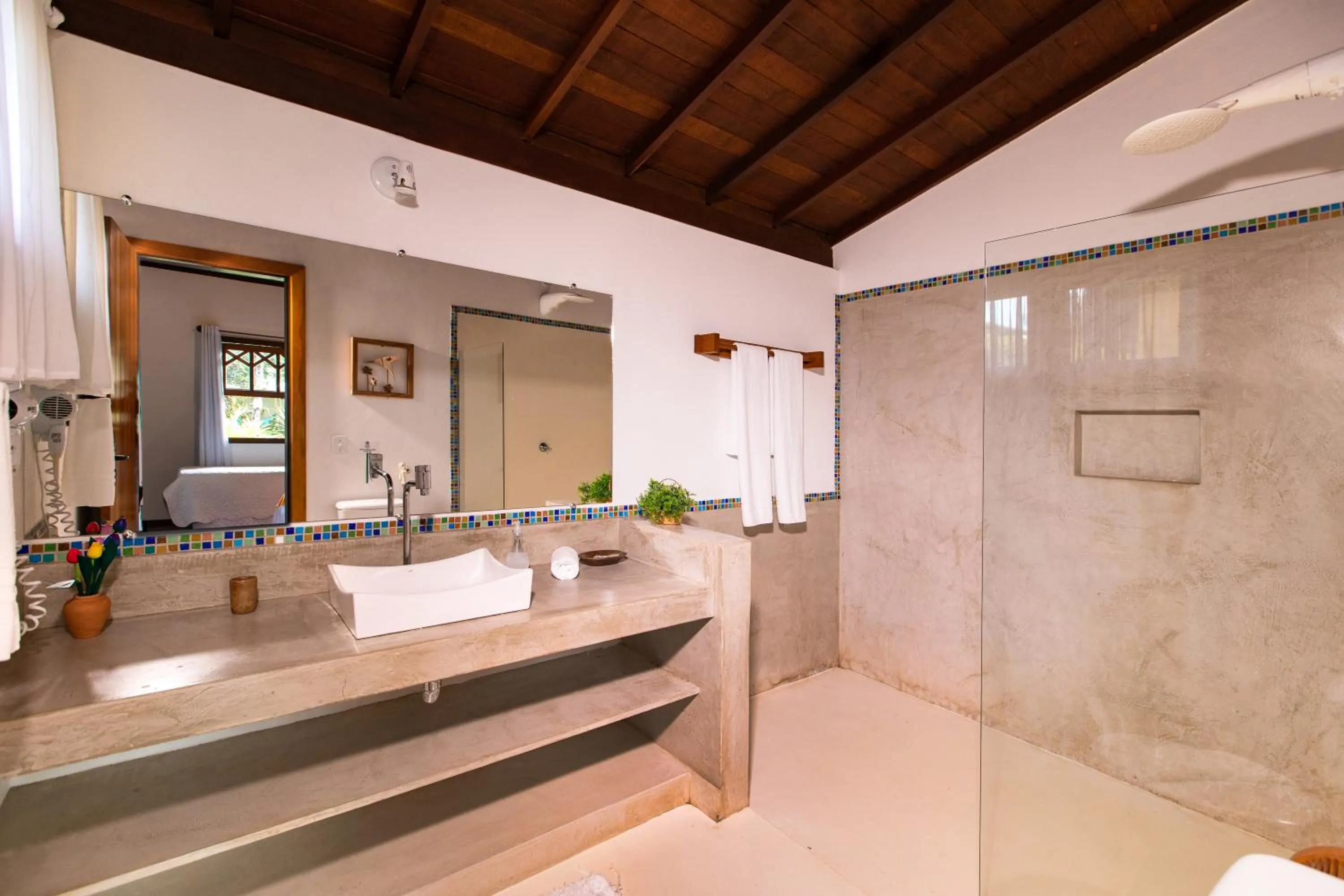 Shower in Pousada Recanto do Arraial