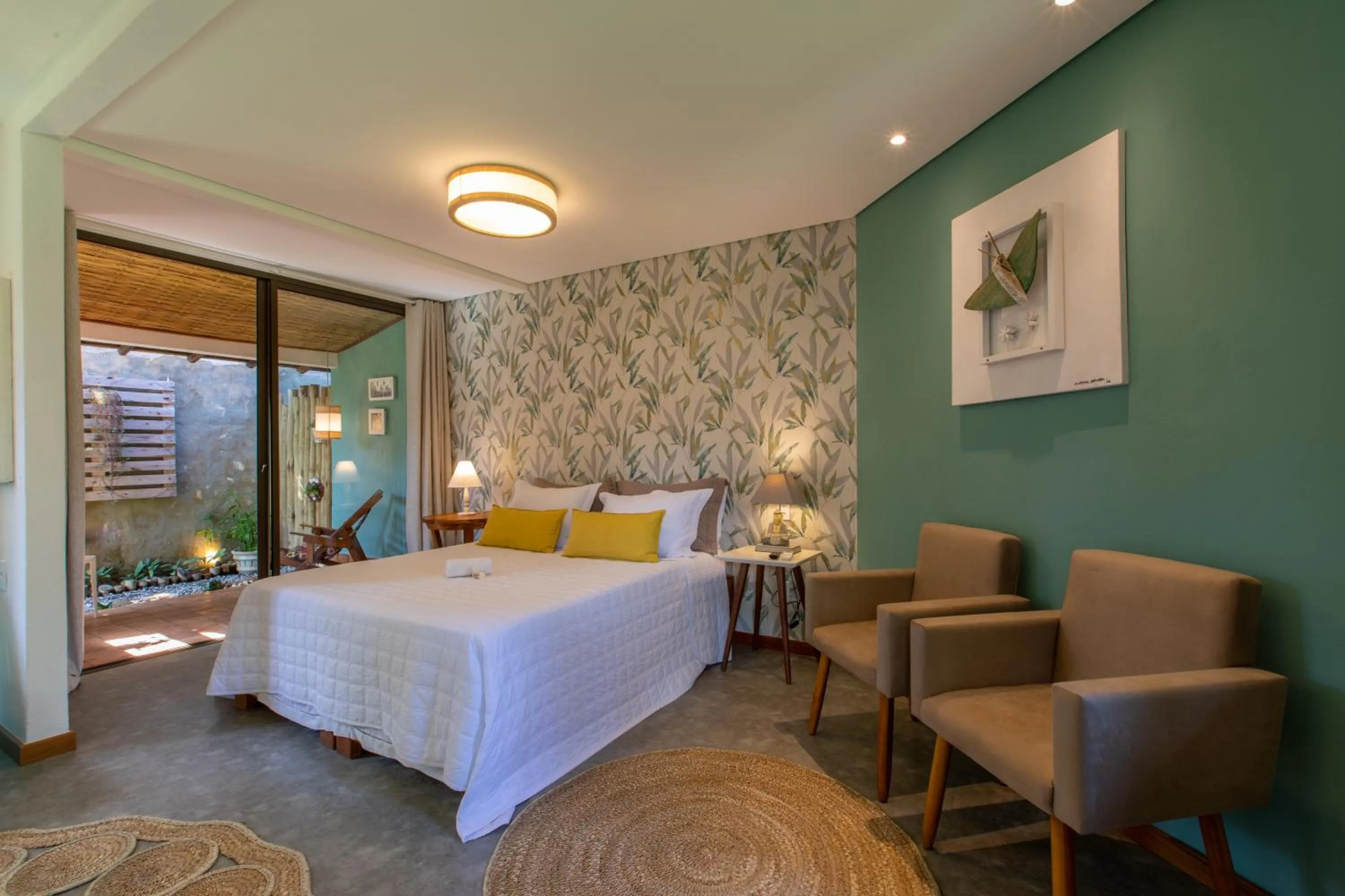 Bed in Pousada Recanto do Arraial