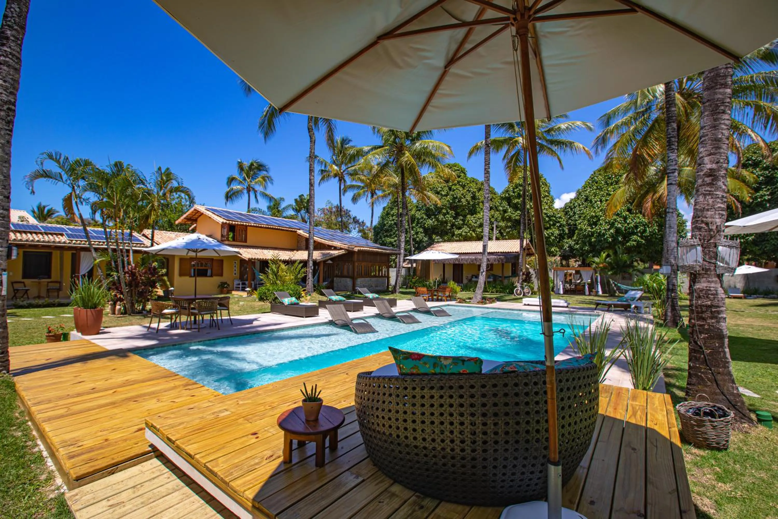 Swimming pool in Pousada Recanto do Arraial
