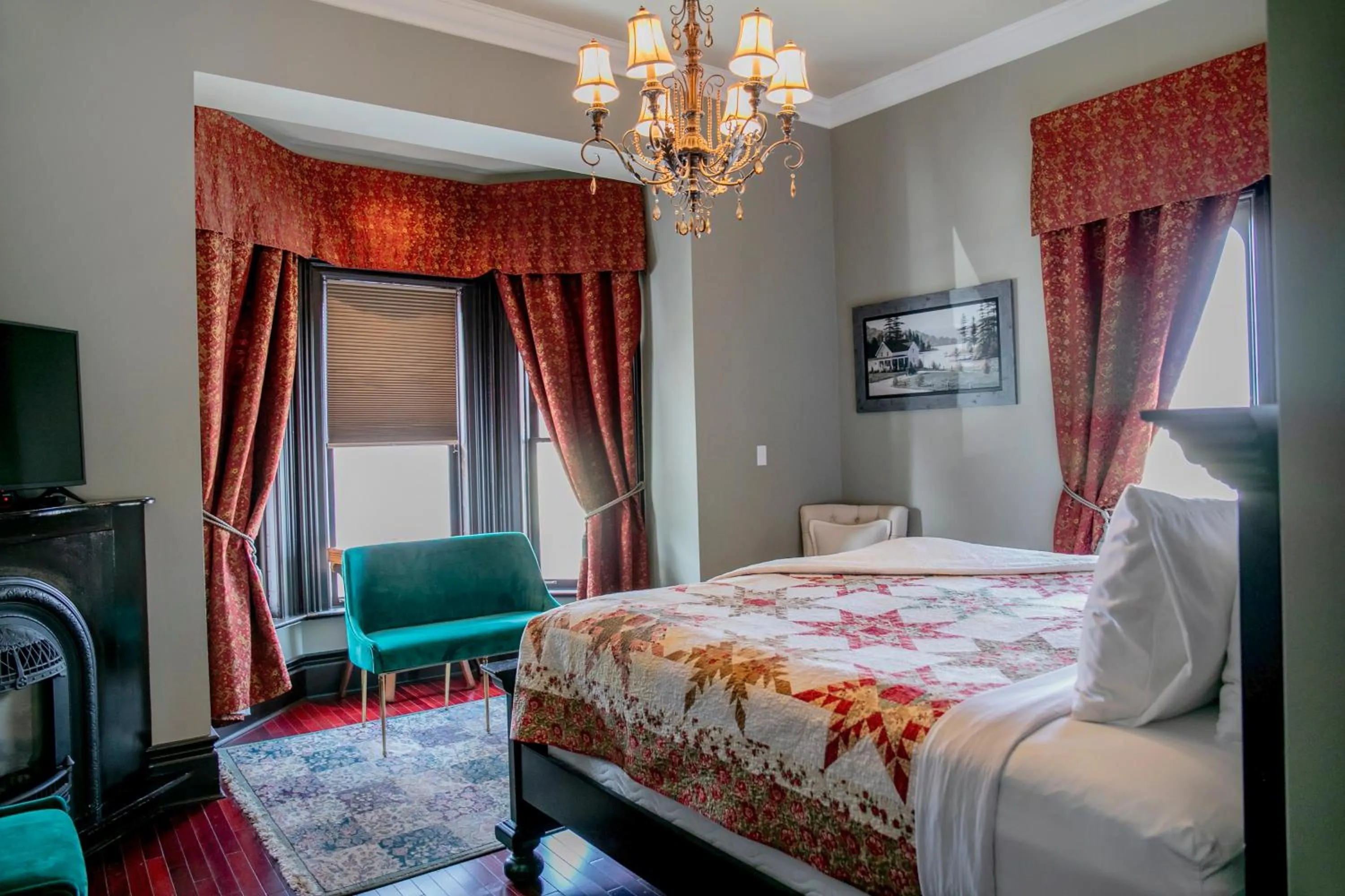 Bed in Puddicombe House