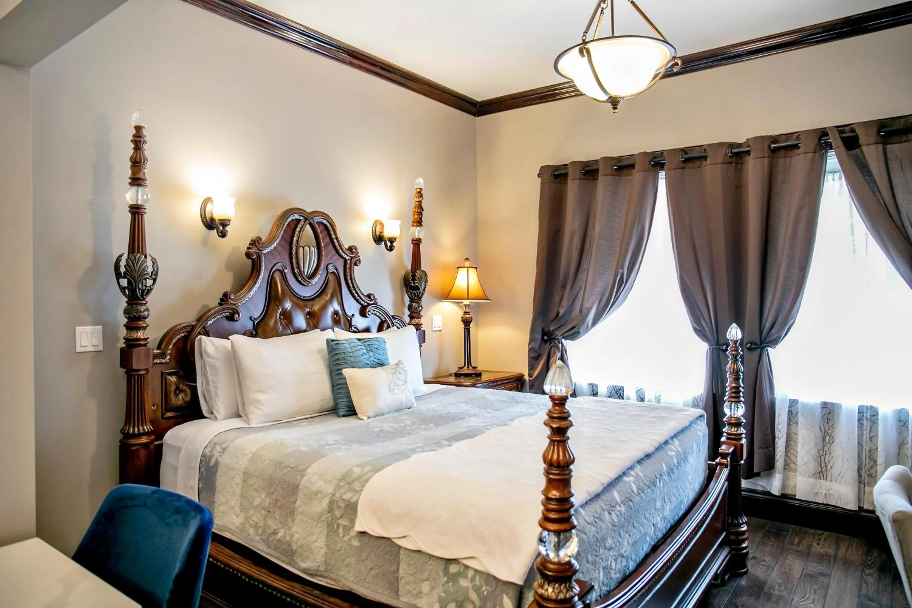 Bed in Puddicombe House