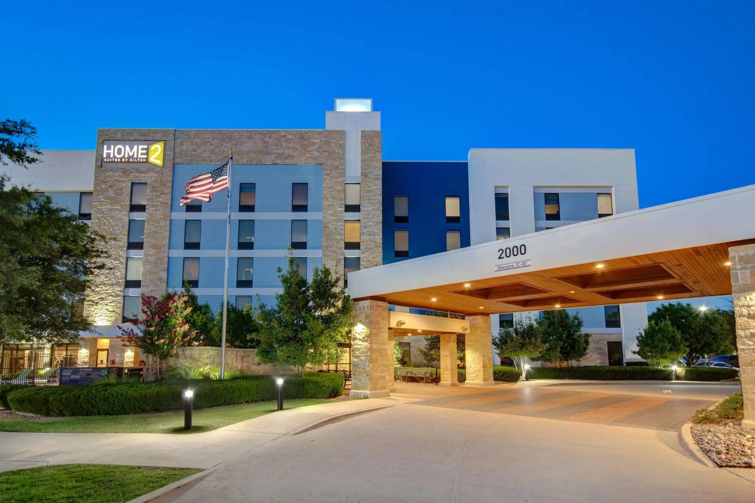 Property building in Home2 Suites Dallas-Frisco