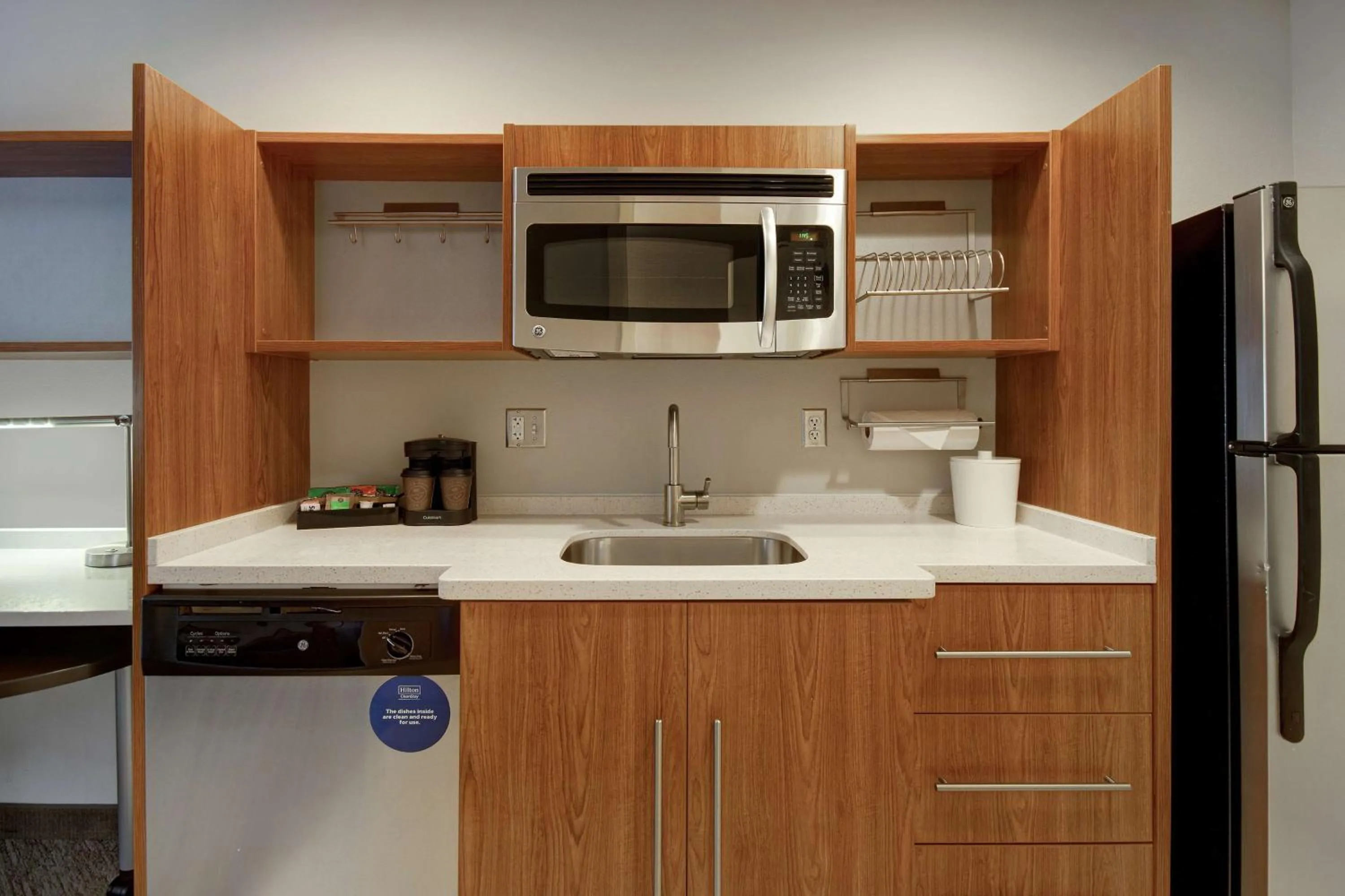 Kitchen or kitchenette in Home2 Suites Dallas-Frisco