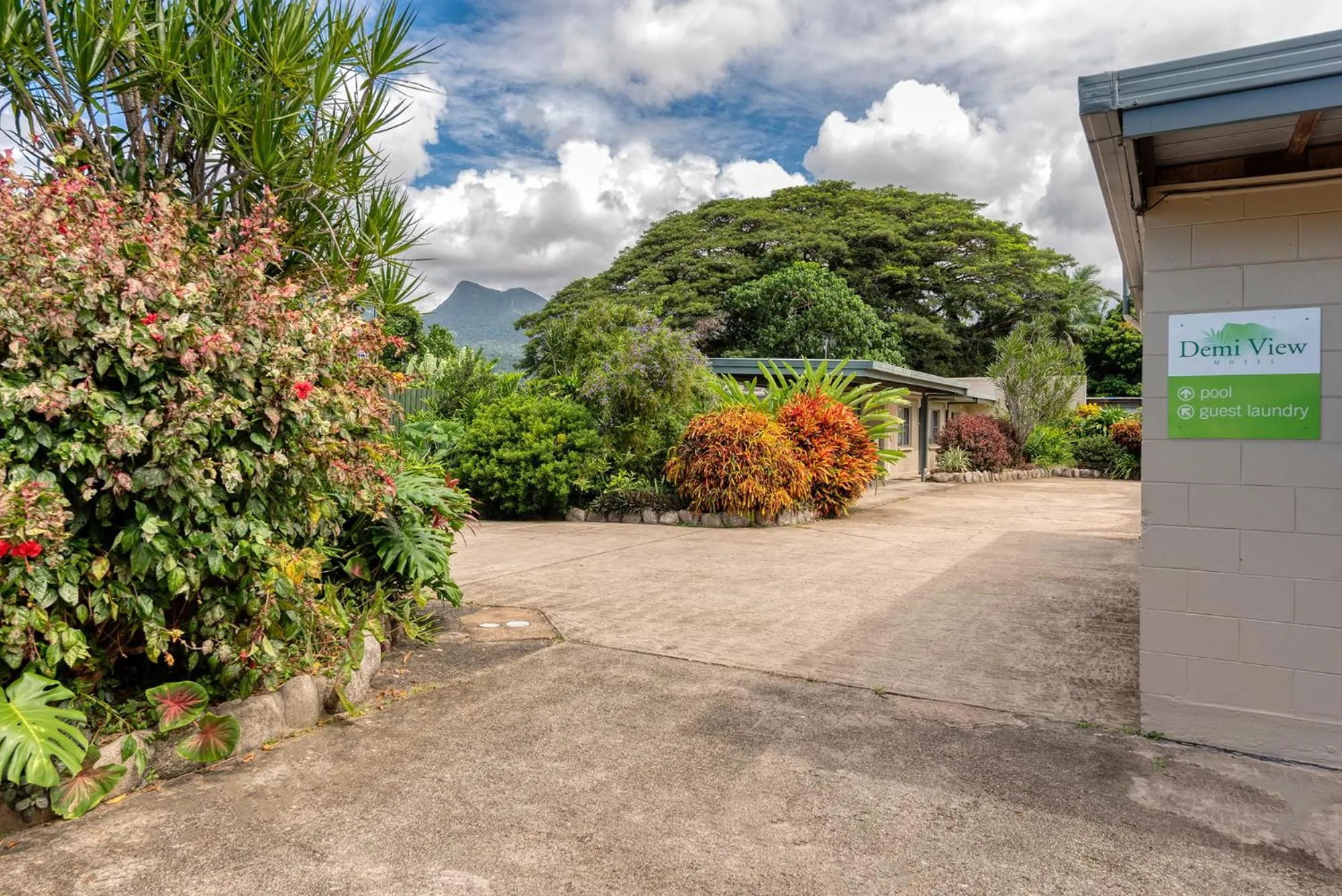 Garden in Demi View Motel