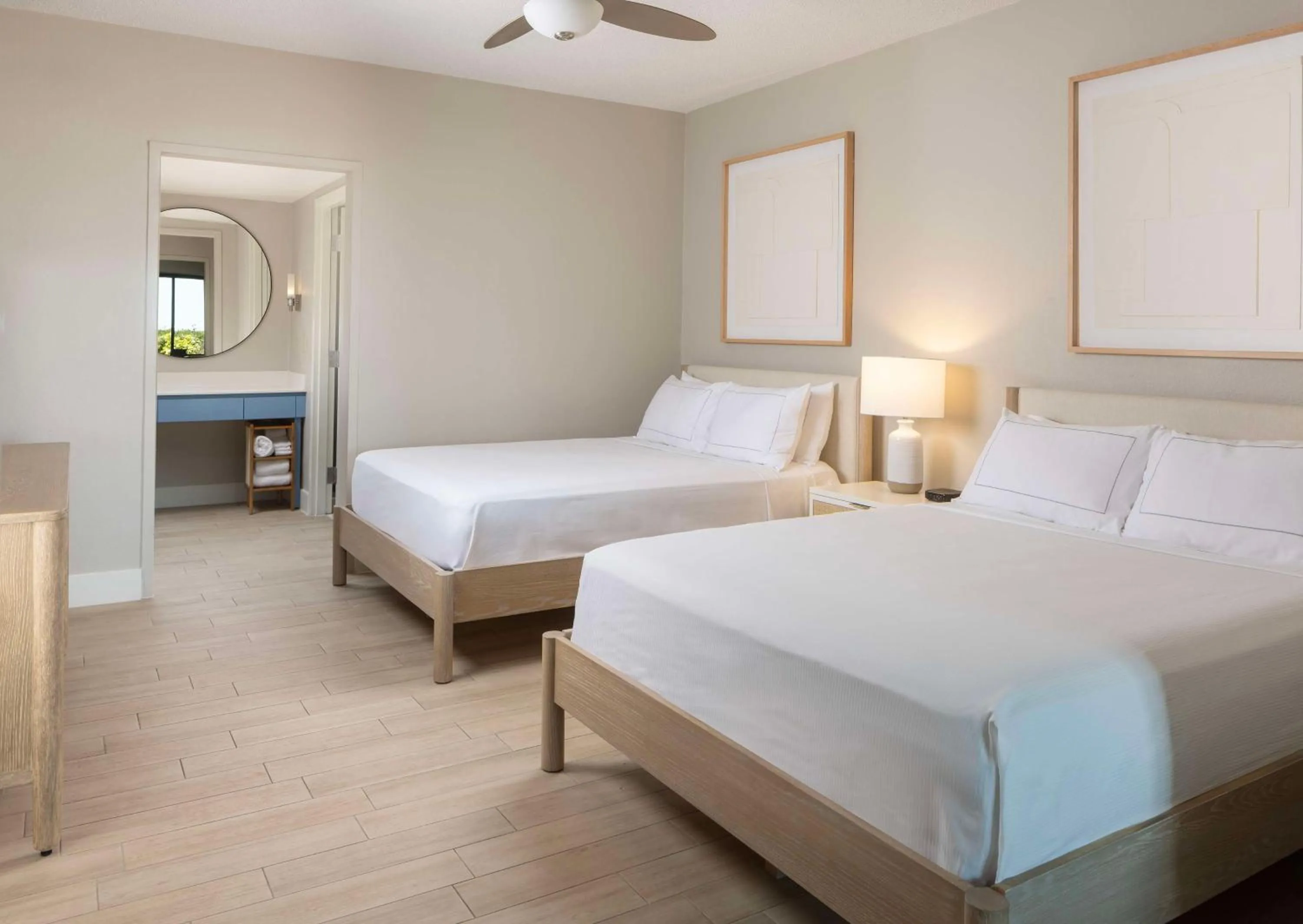 Bed in Hilton Daytona Beach Resort