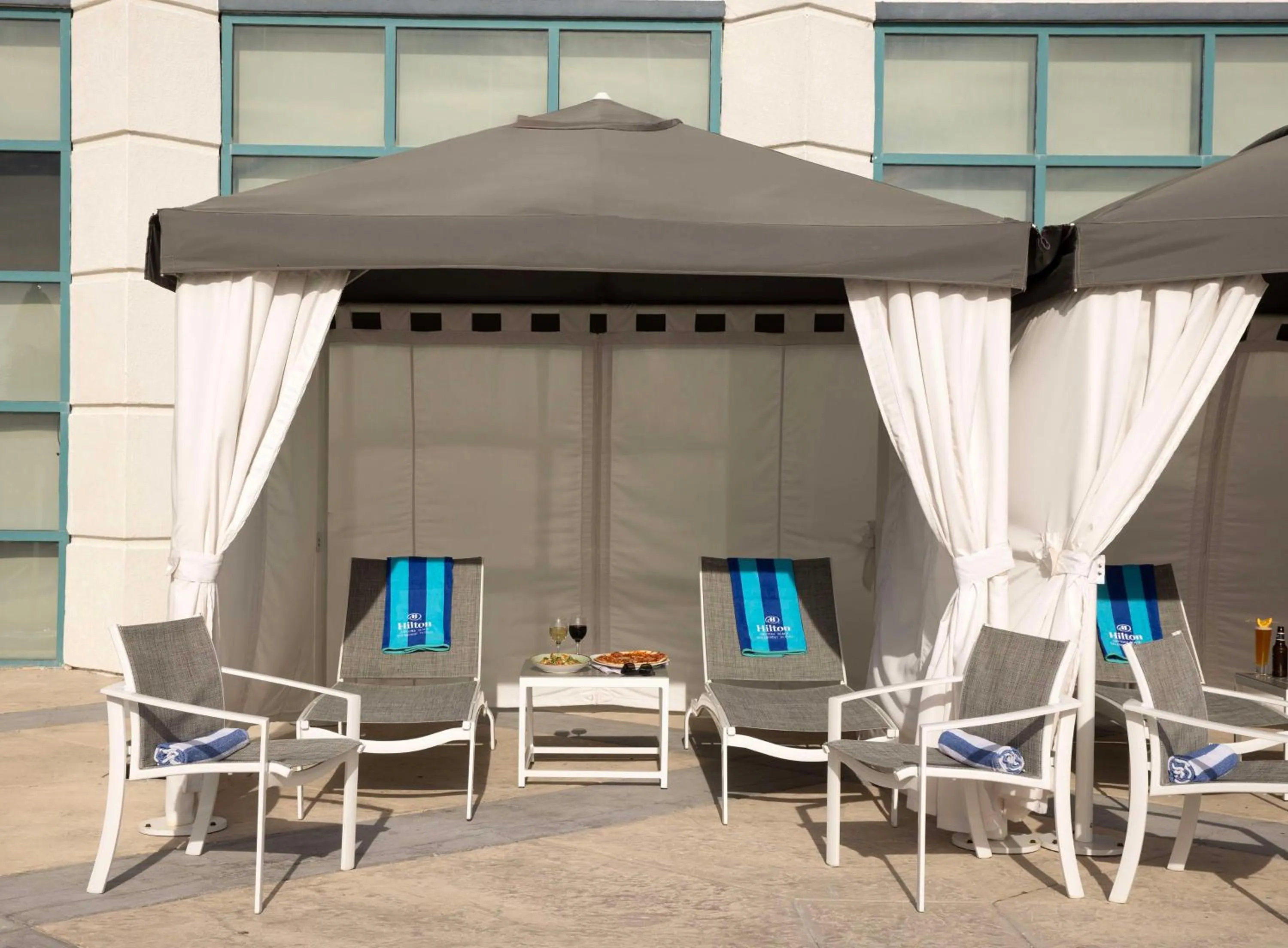 Pool view in Hilton Daytona Beach Resort