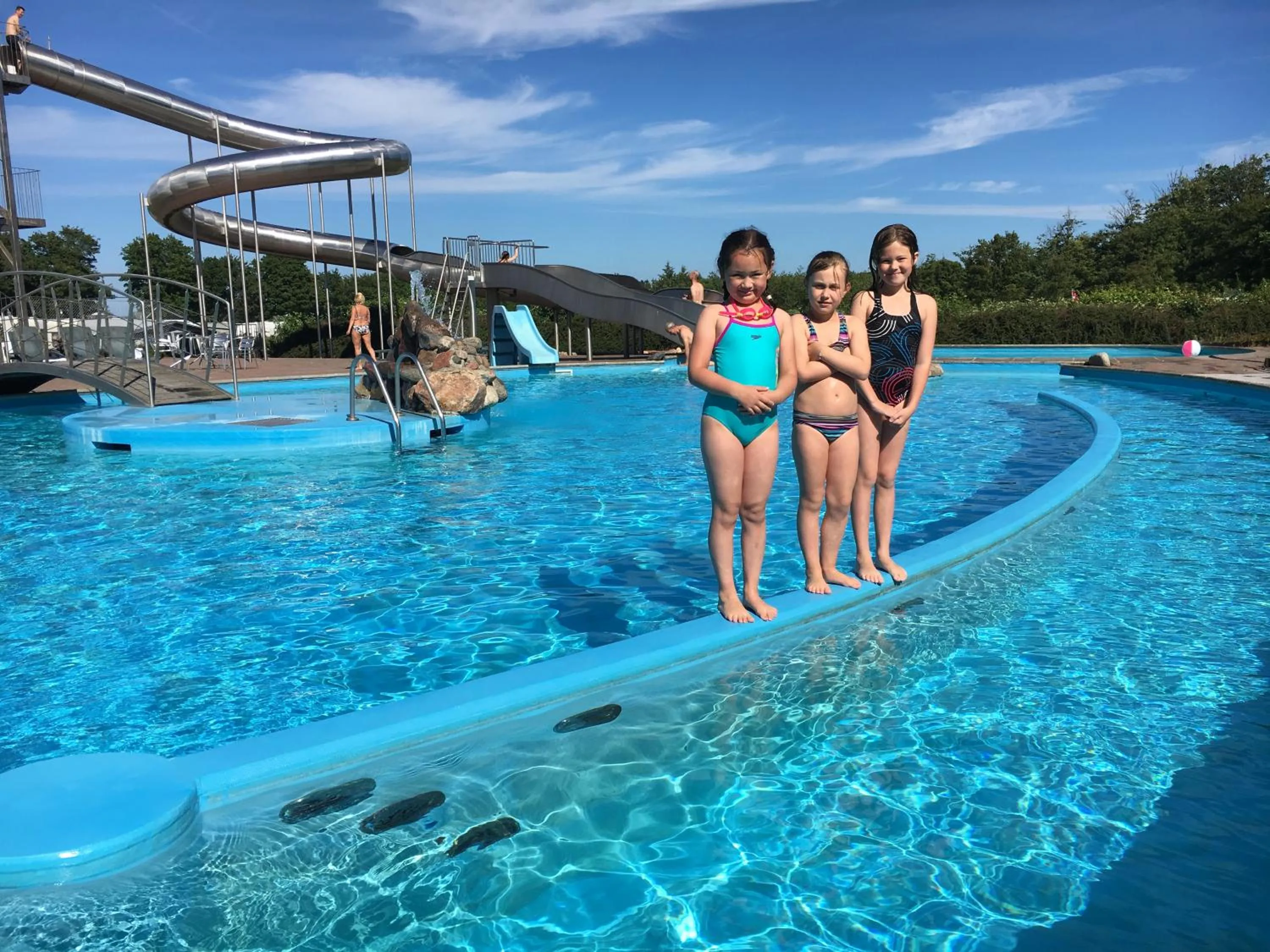 Swimming pool in Dancamps Trelde Naes (Camp Site)