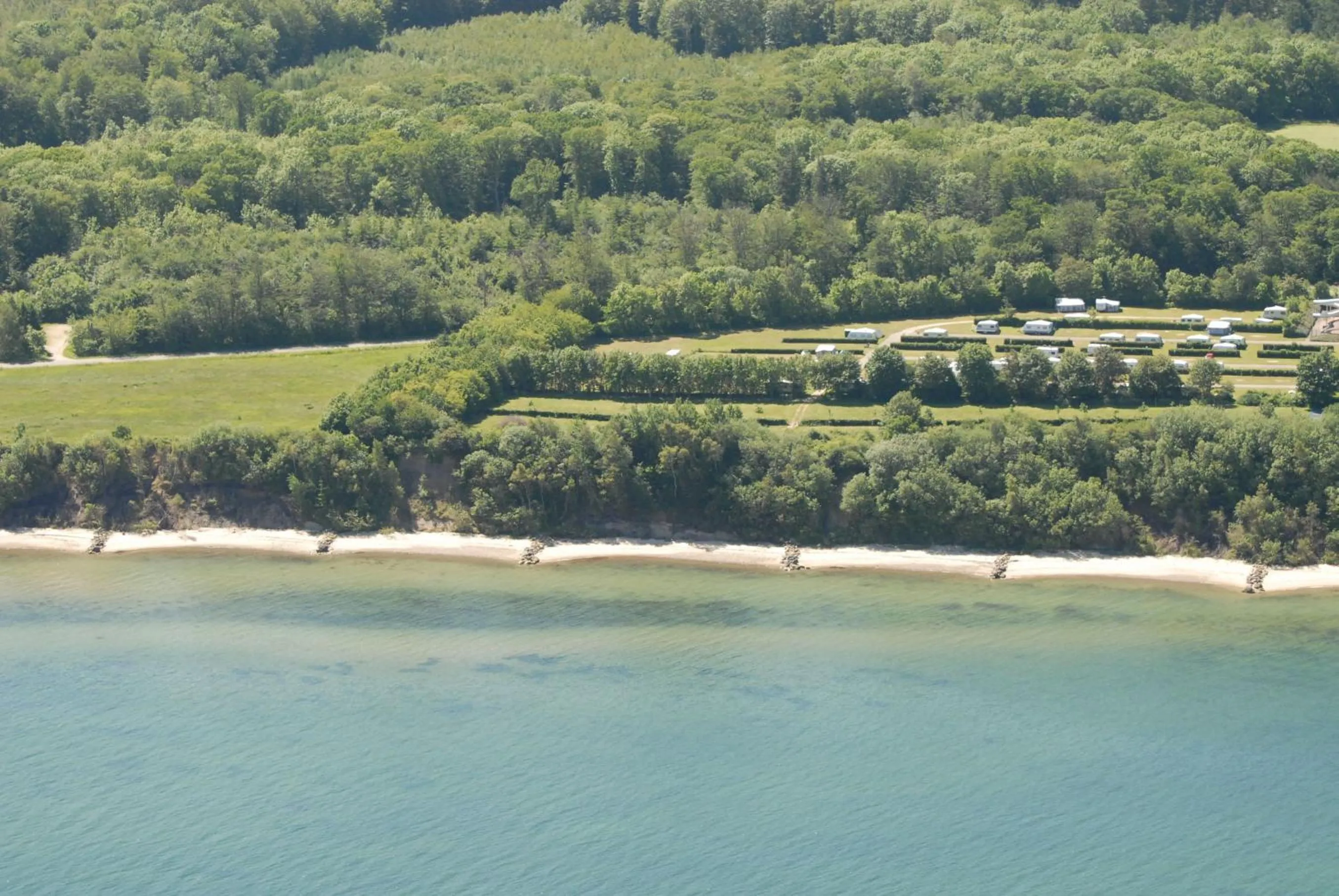 Natural landscape in Dancamps Trelde Naes (Camp Site)