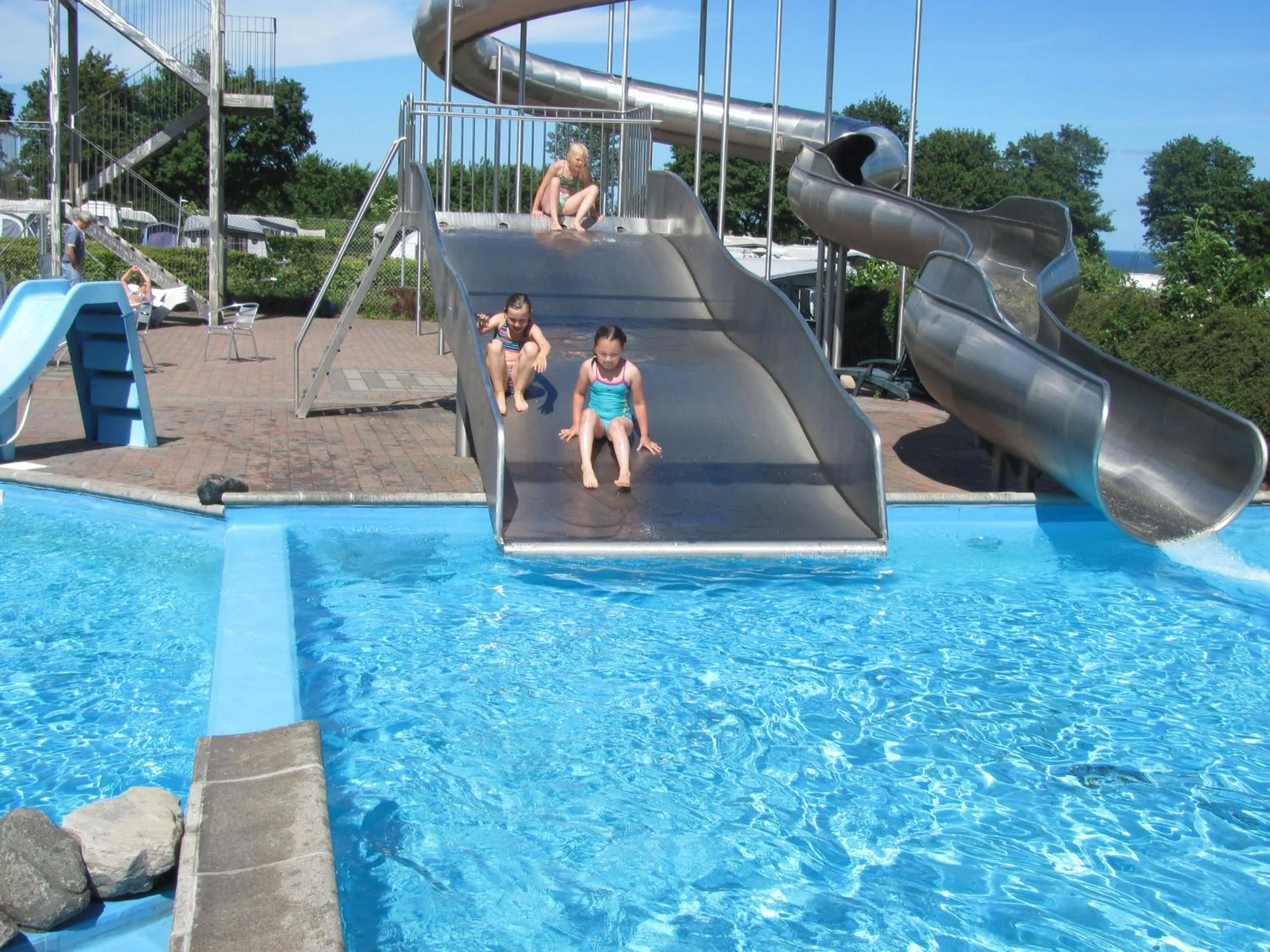 Swimming pool in Dancamps Trelde Naes (Camp Site)