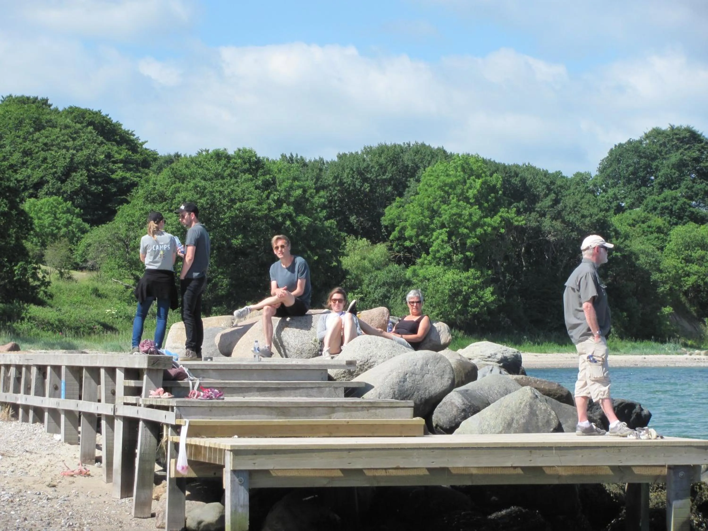 Beach in Dancamps Trelde Naes (Camp Site)