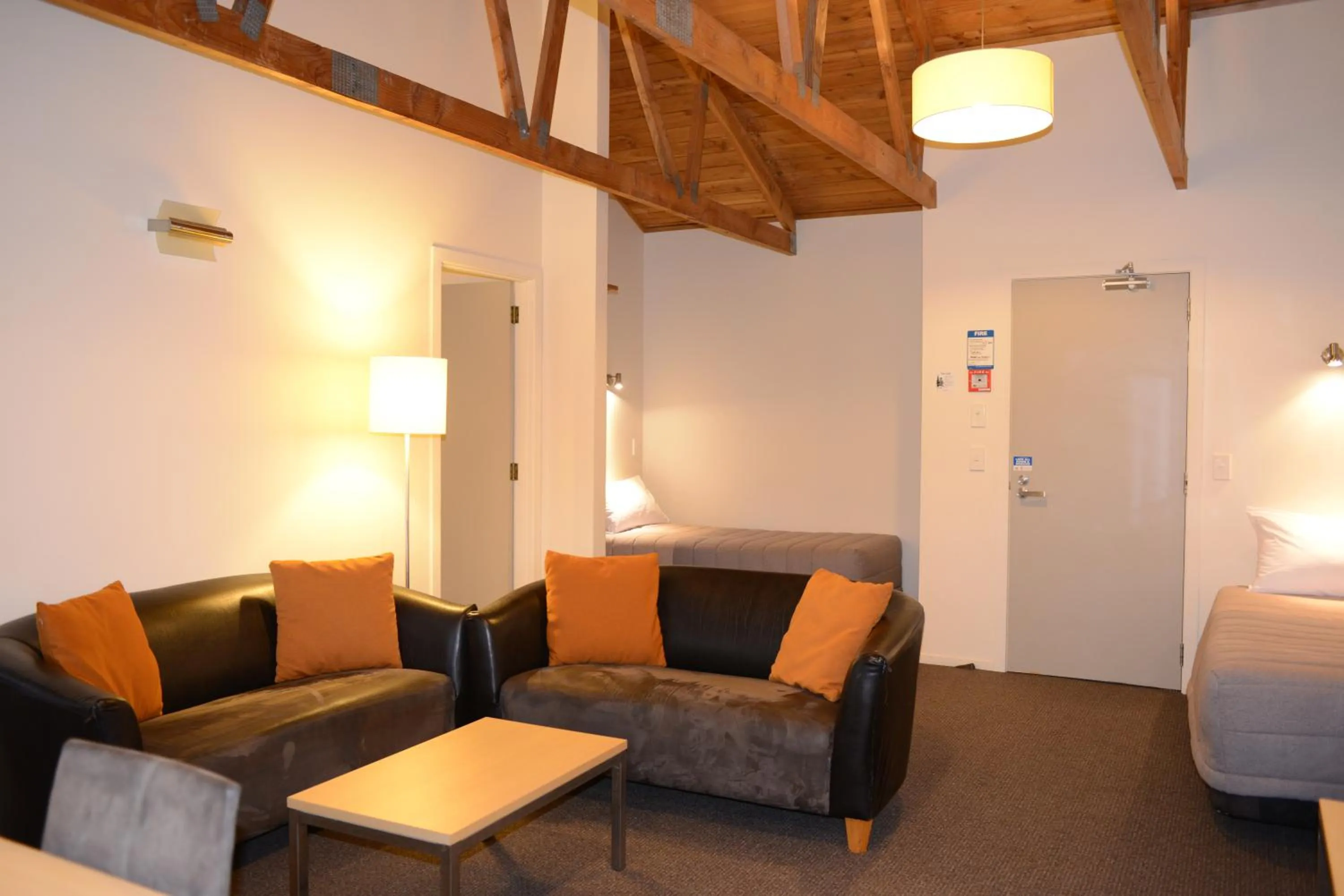 Seating area in The Hobbit Motorlodge