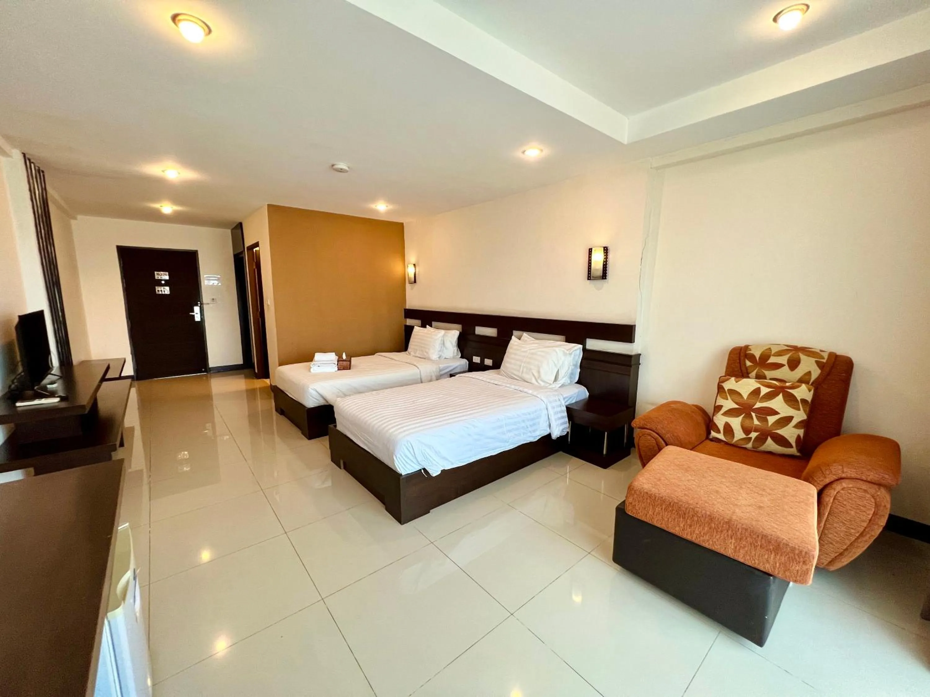 Bed in Hotel La Villa Khon Kaen