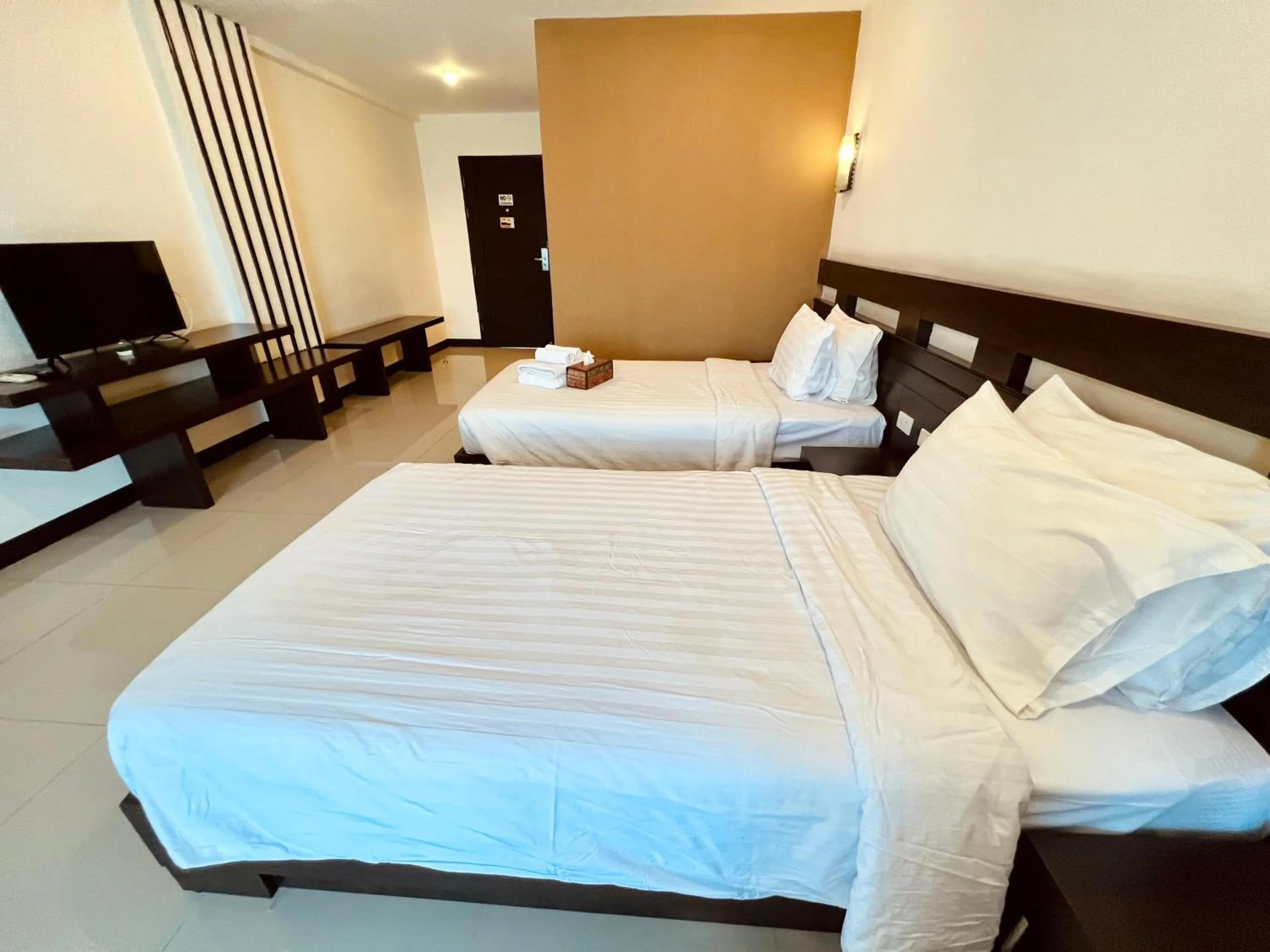 Bed in Hotel La Villa Khon Kaen