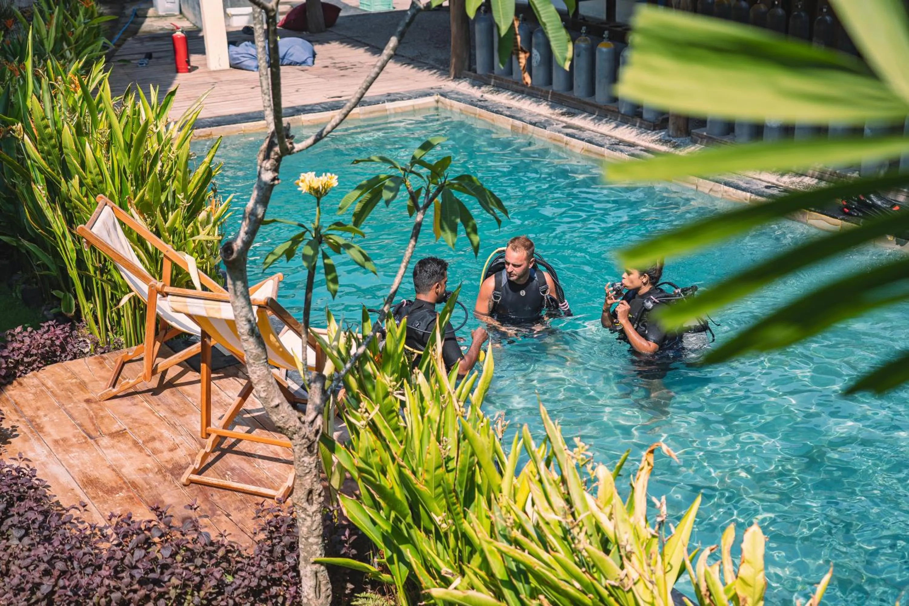 Day in Gili Divers Hotel