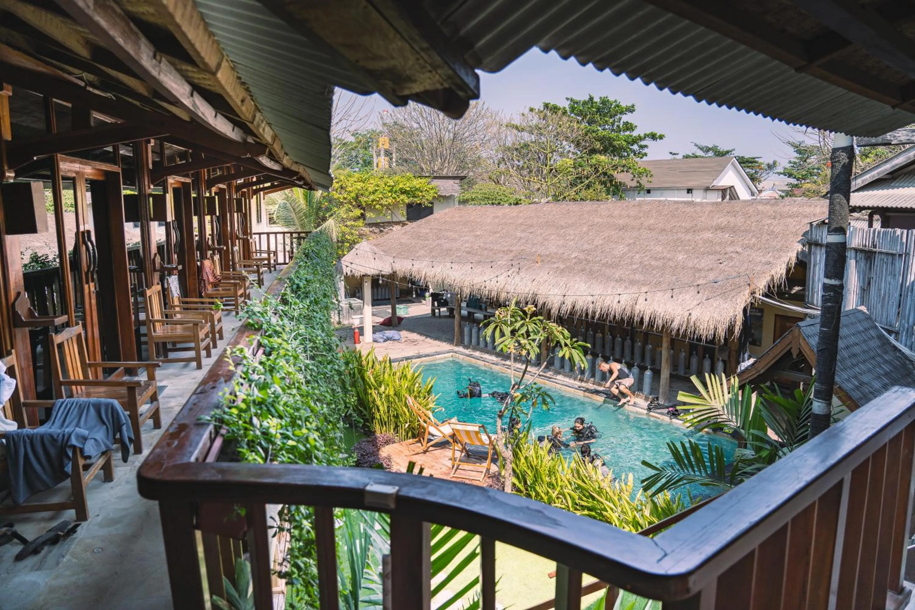 Property building in Gili Divers Hotel