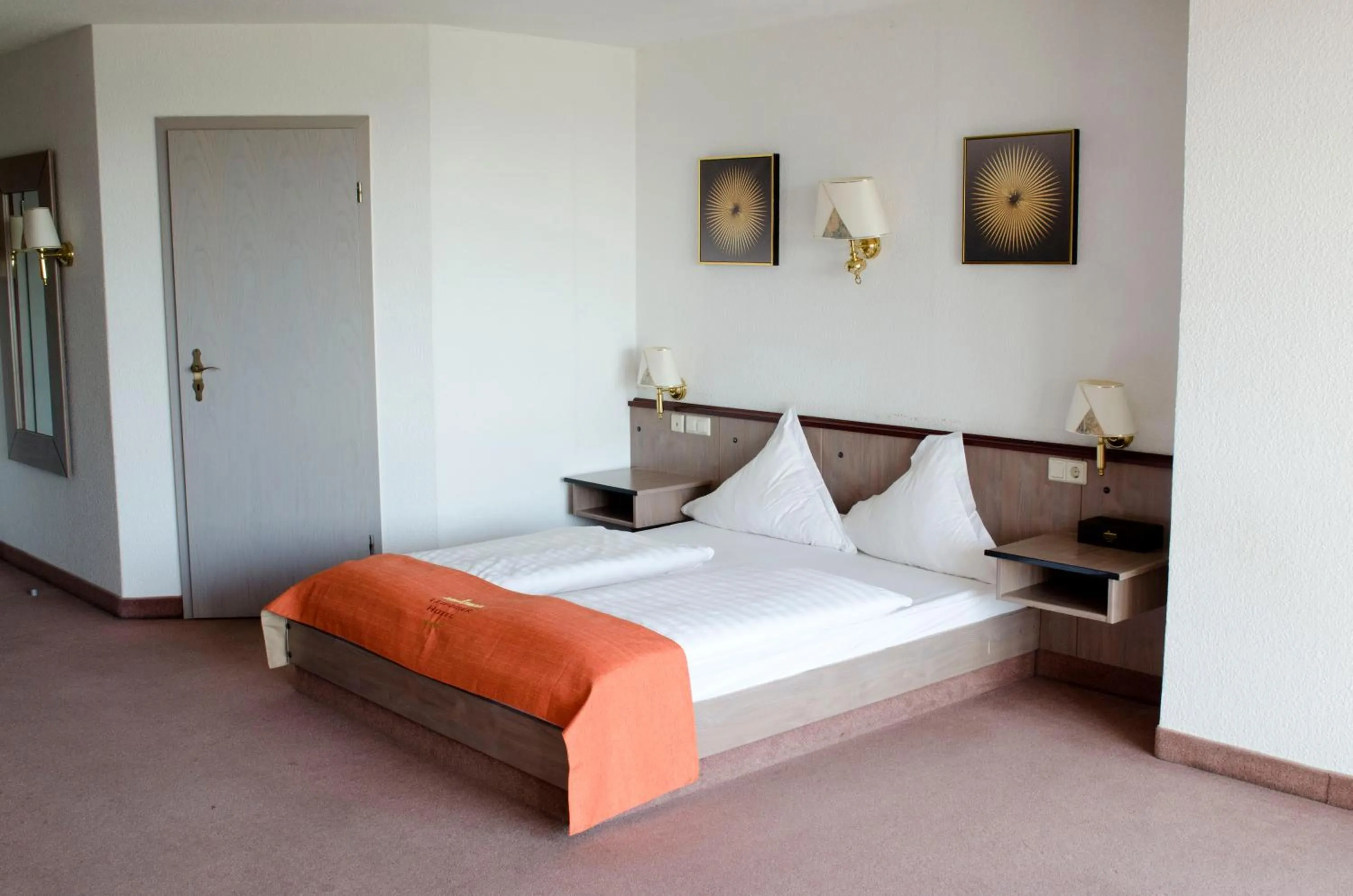 Bed in Leipziger Hotel