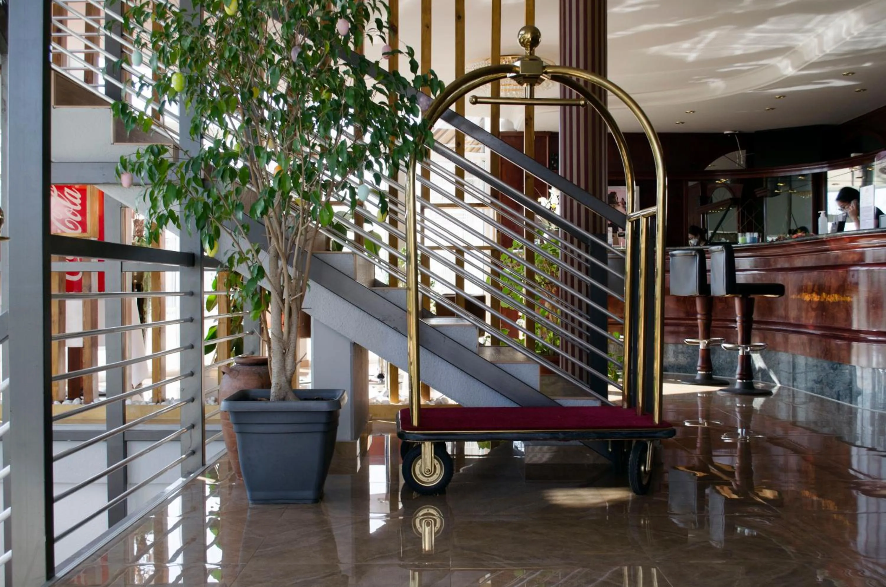 Communal lounge/ TV room in Leipziger Hotel