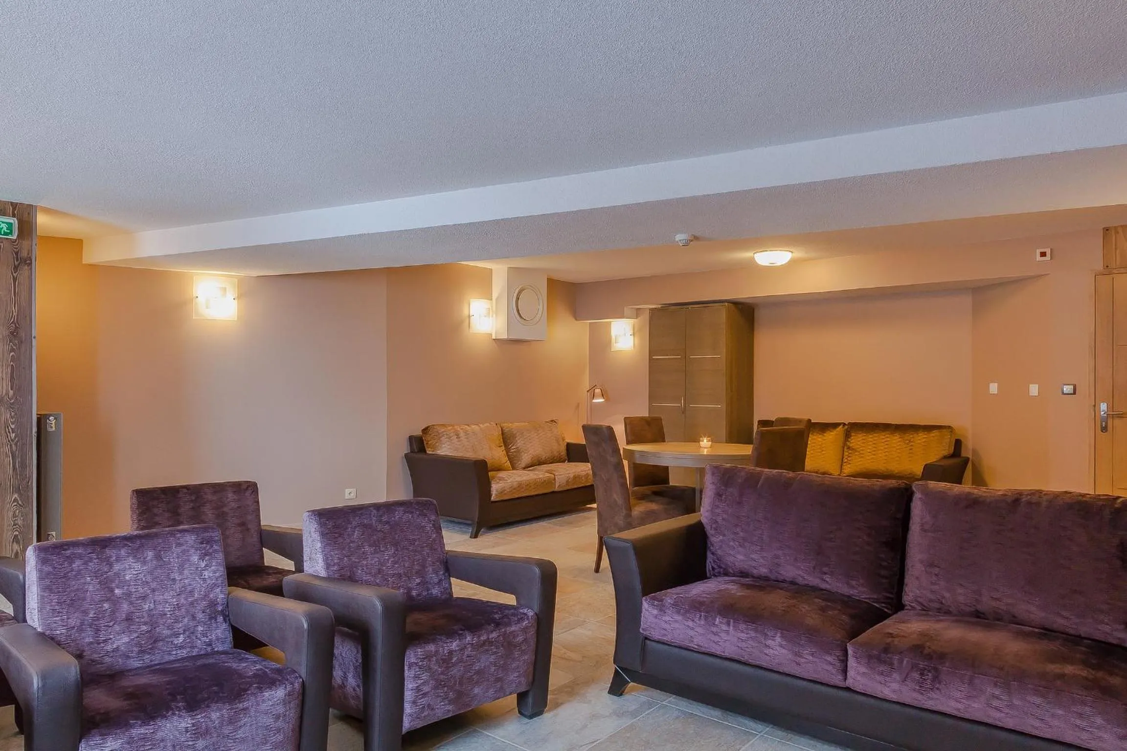 Seating area in Résidence Les Balcons Platinium Val Thorens