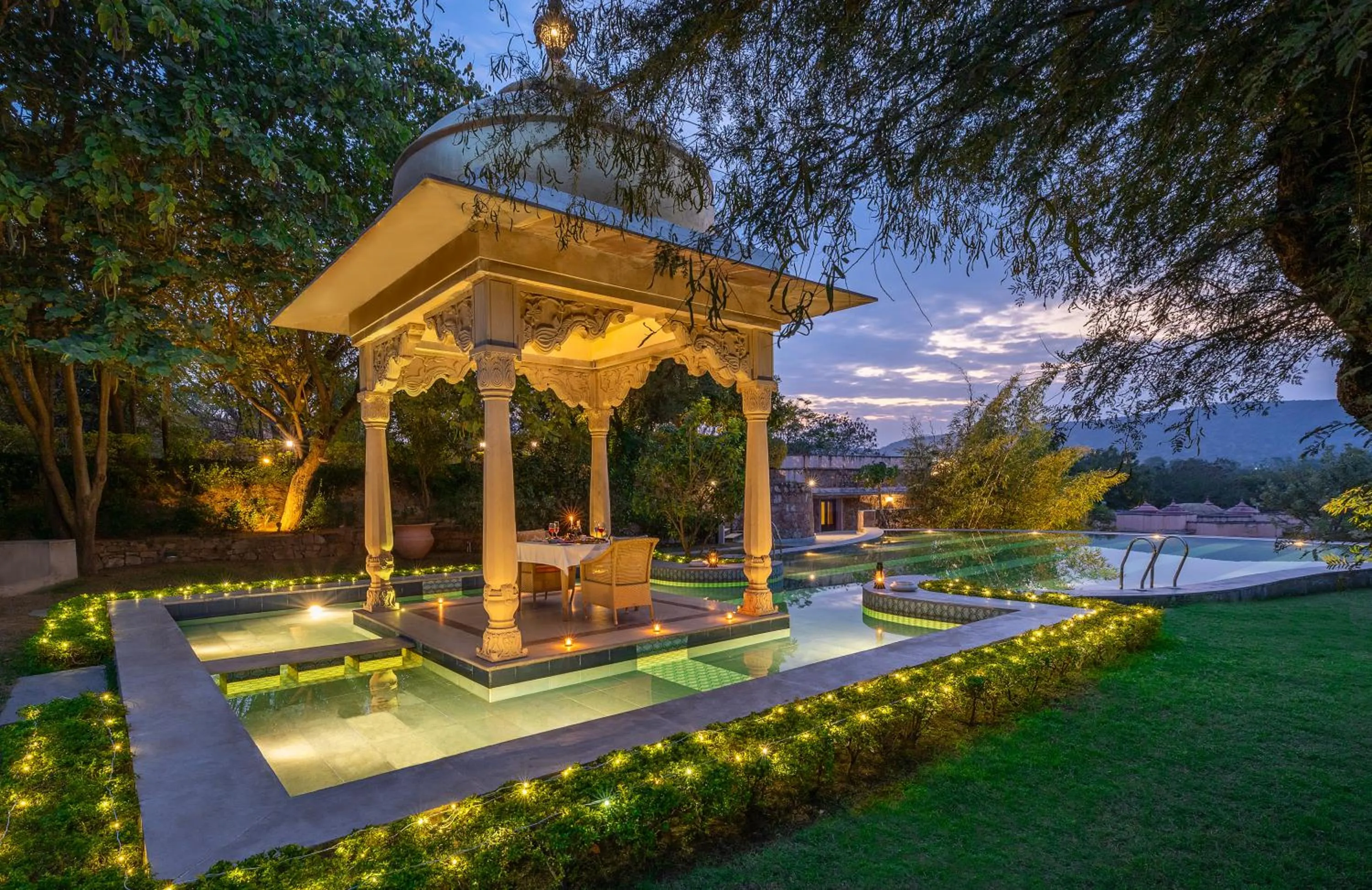 Swimming pool in Tree of Life Resort & Spa Jaipur