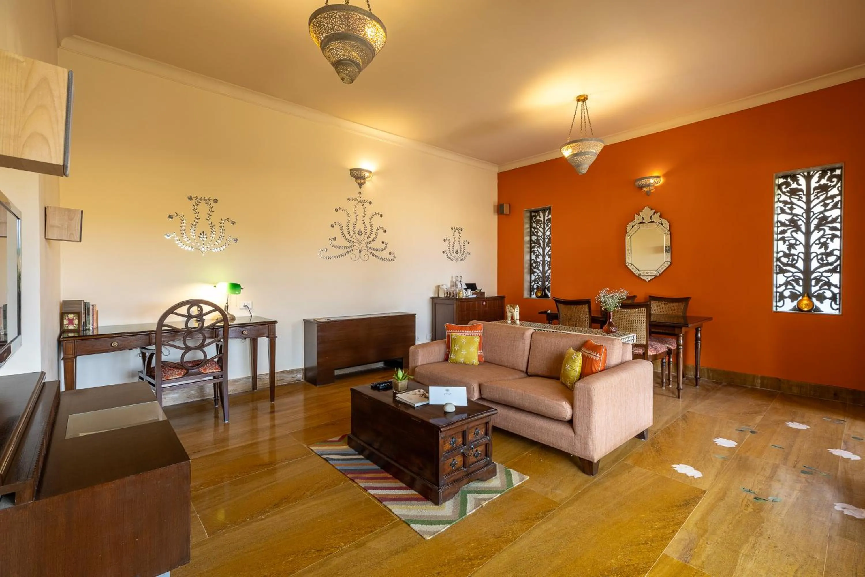 Living room in Tree of Life Resort & Spa Jaipur