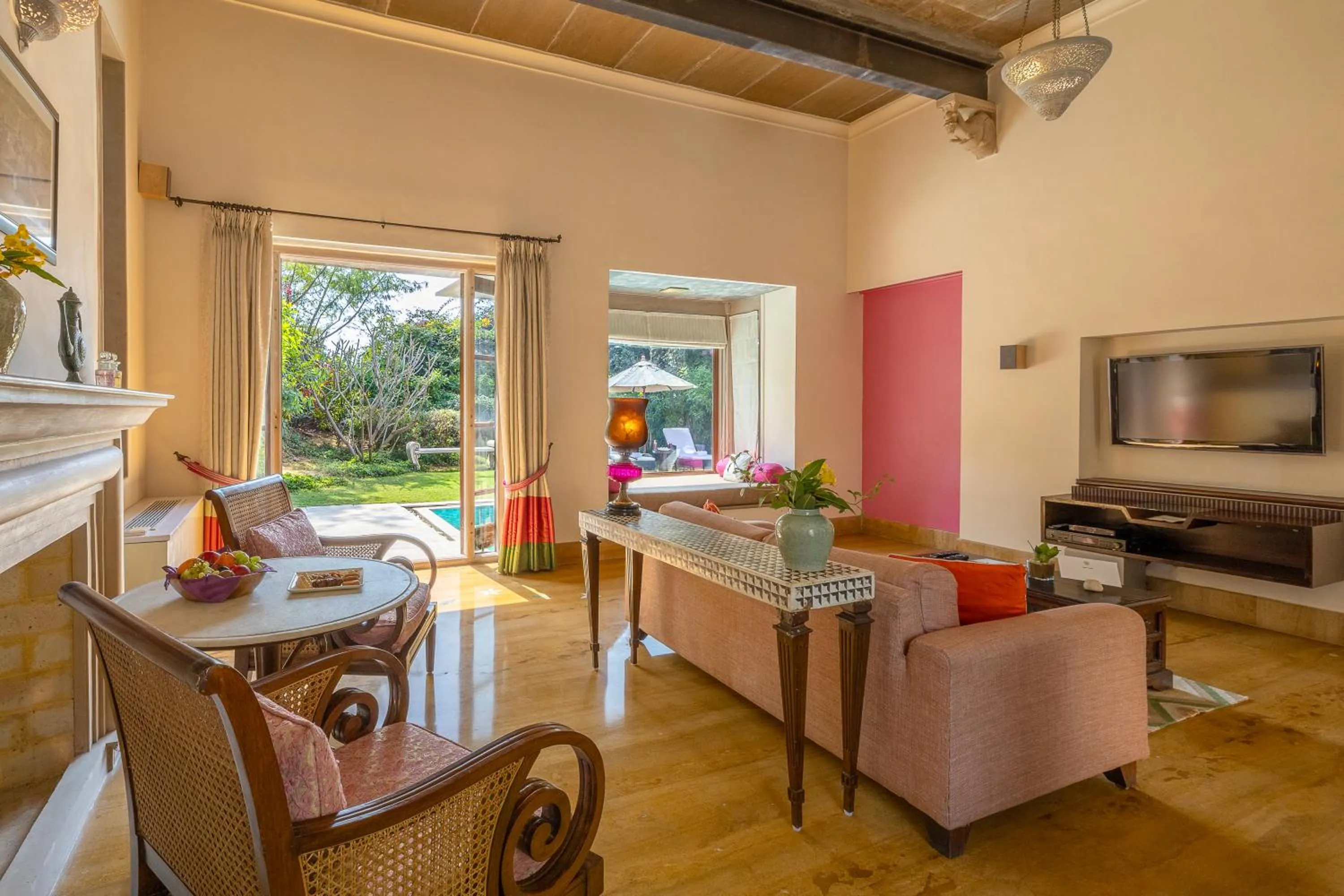 Living room in Tree of Life Resort & Spa Jaipur