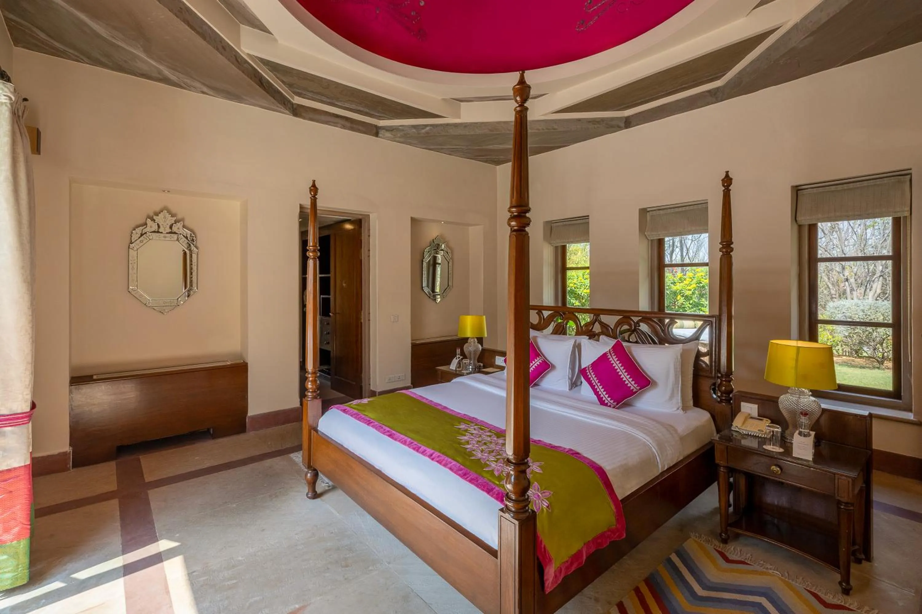 Bedroom, Bed in Tree of Life Resort & Spa Jaipur