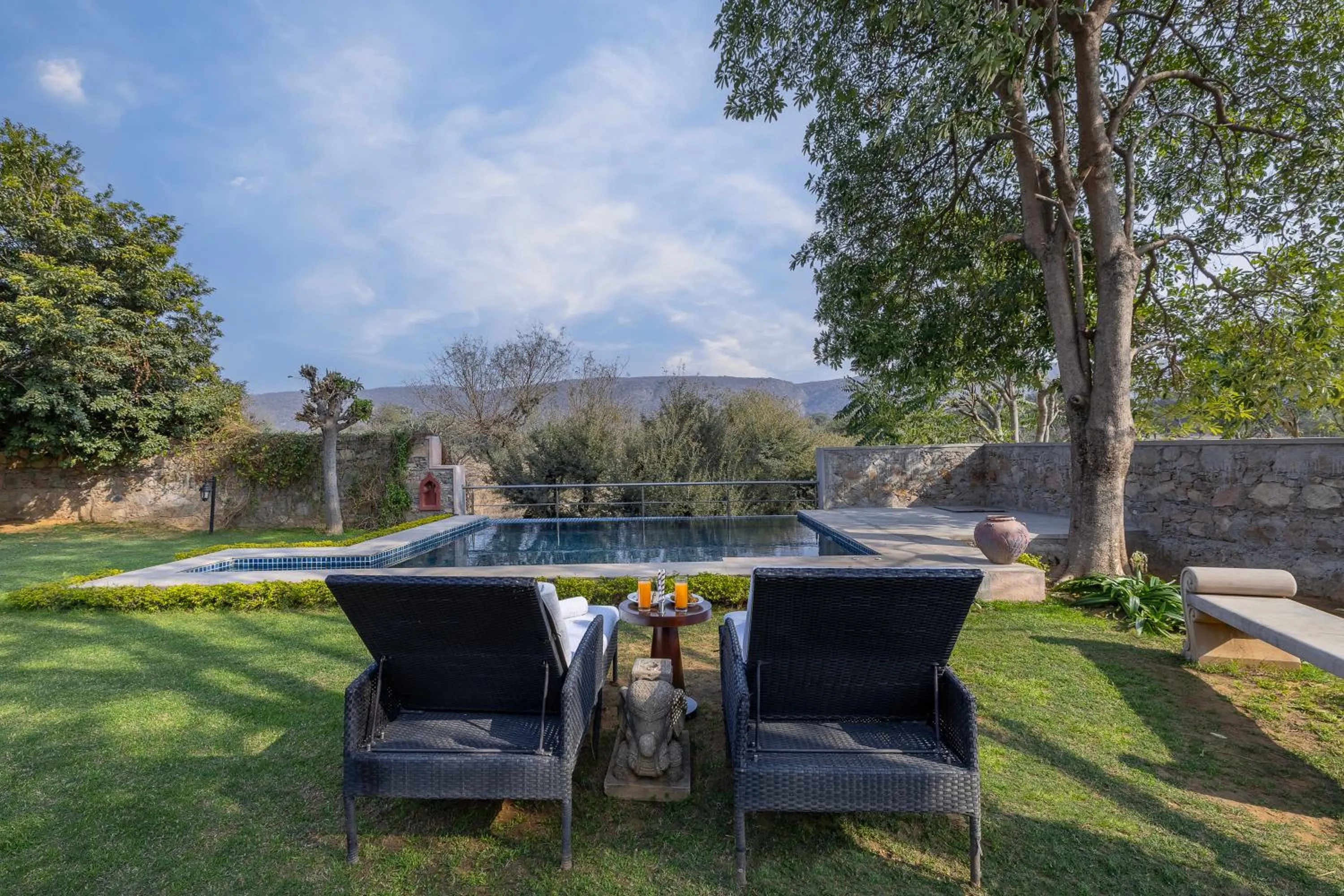 Pool view in Tree of Life Resort & Spa Jaipur