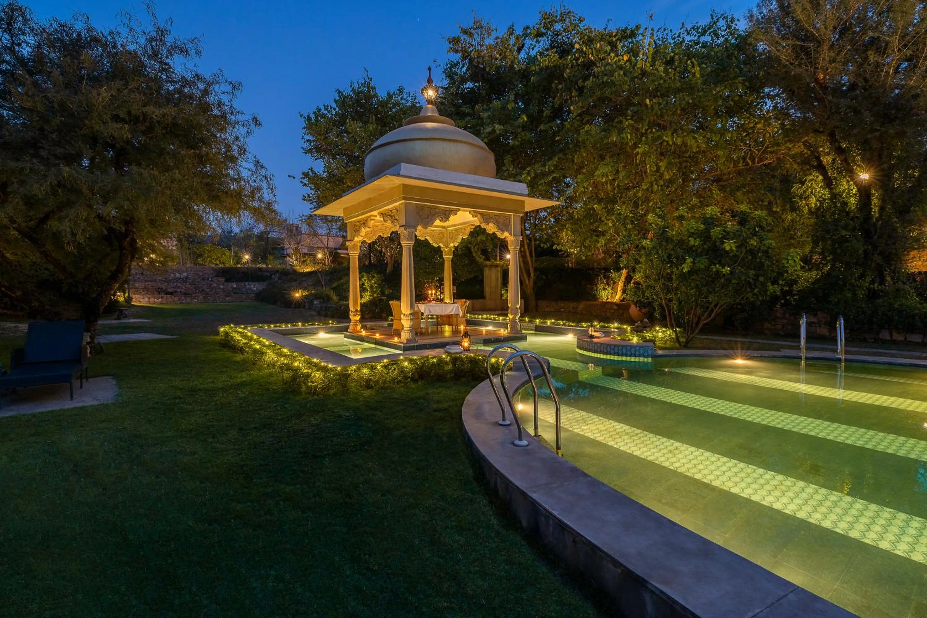 Swimming pool in Tree of Life Resort & Spa Jaipur