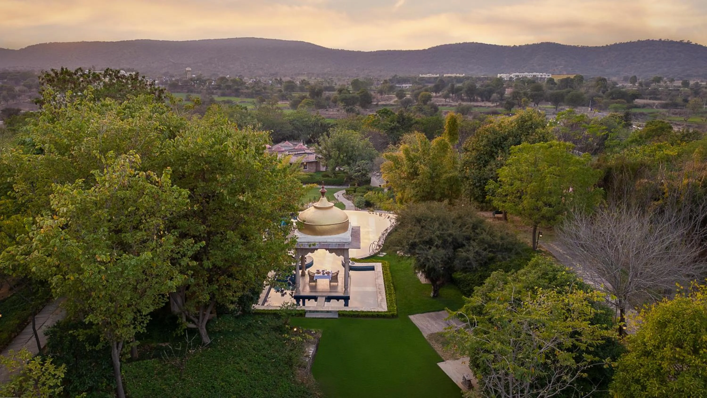 Swimming pool in Tree of Life Resort & Spa Jaipur