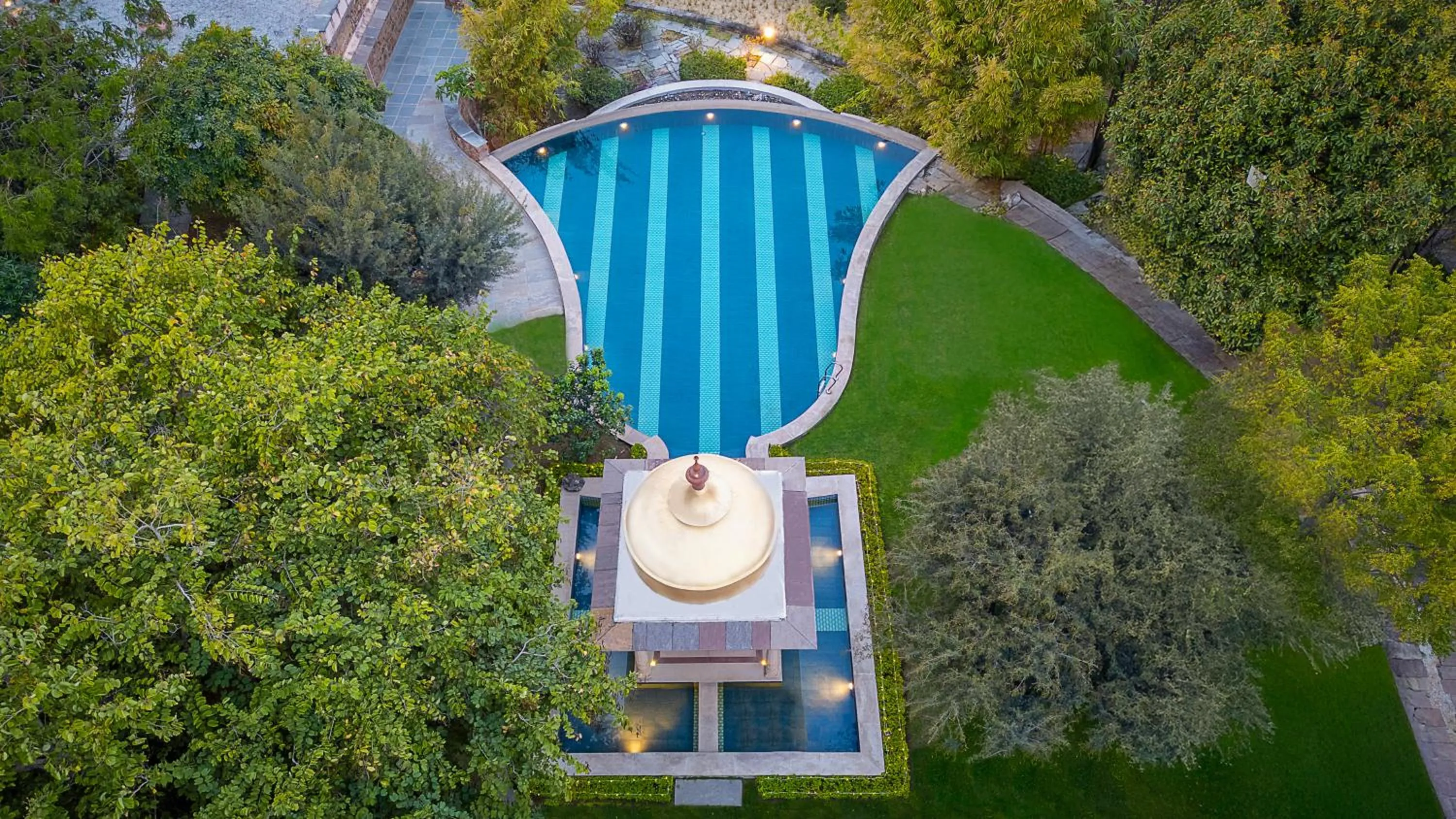 Swimming pool in Tree of Life Resort & Spa Jaipur