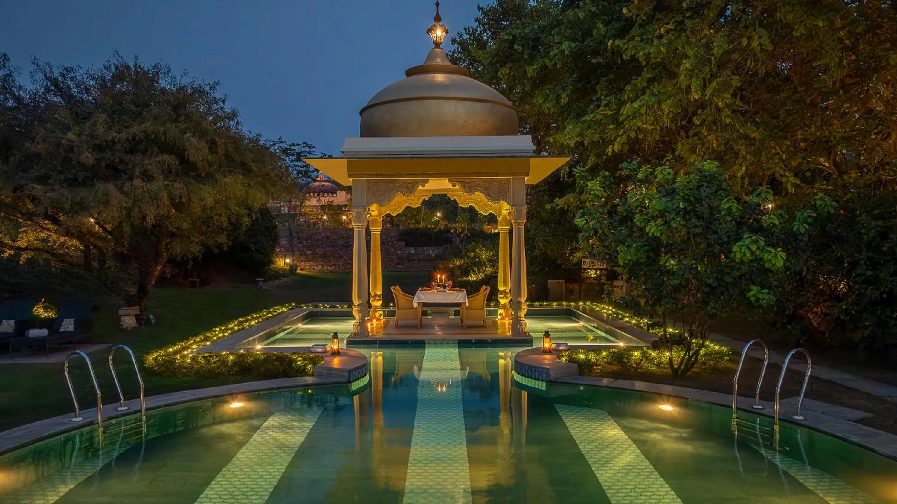 Swimming pool in Tree of Life Resort & Spa Jaipur