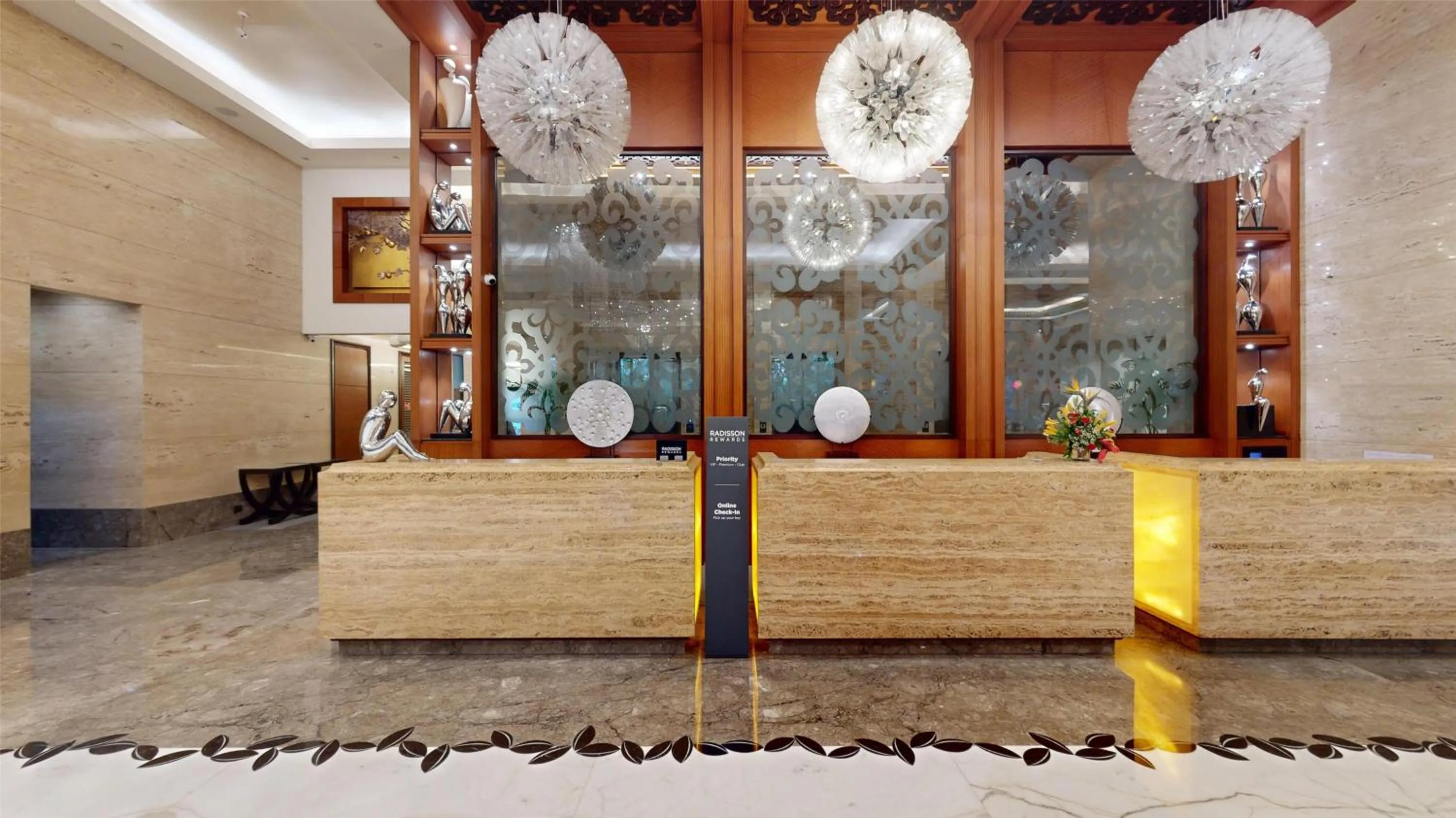 Lobby or reception in Radisson Blu Hotel, Nagpur