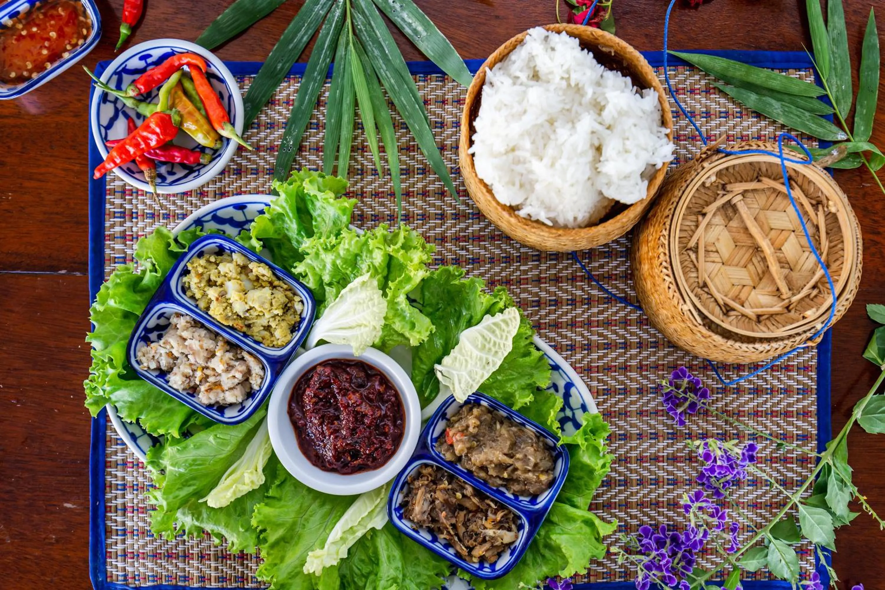 Food in Riverside Boutique Resort, Vang Vieng