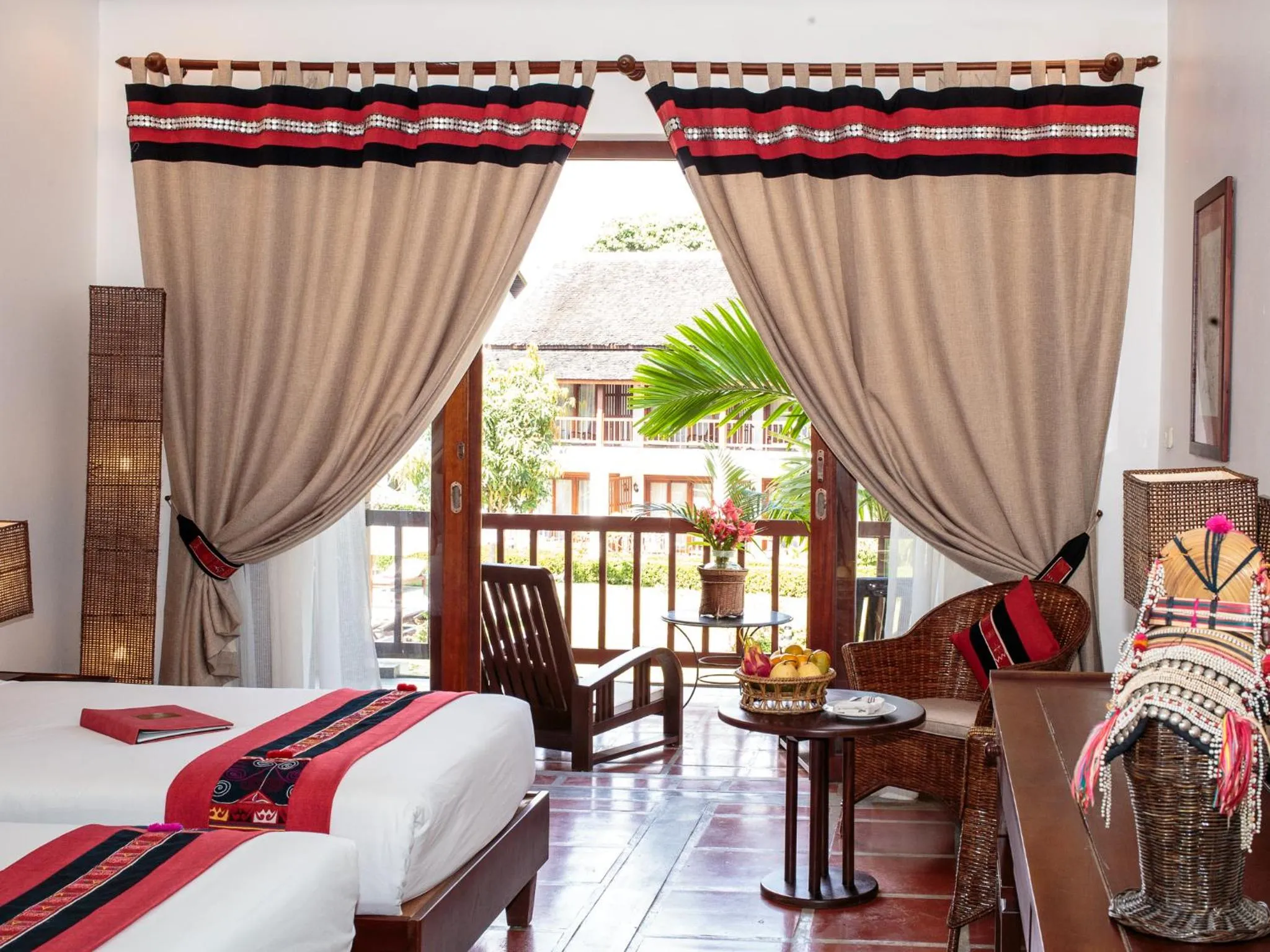 Photo of the whole room, Bed in Riverside Boutique Resort, Vang Vieng