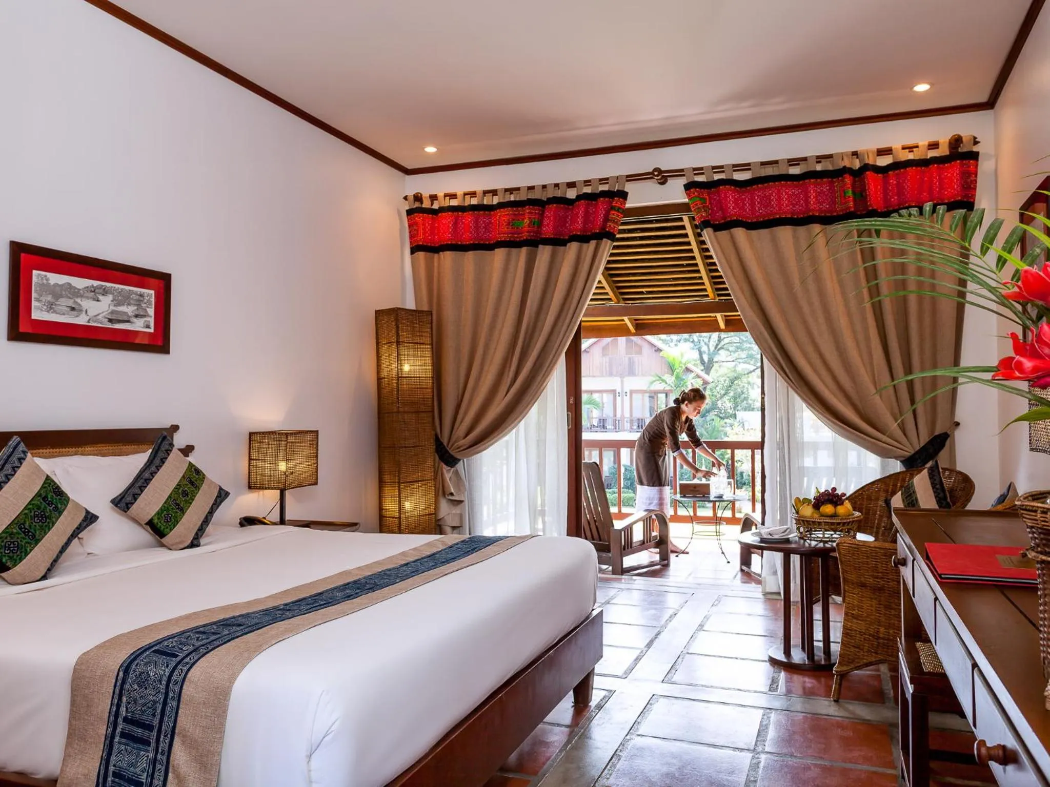 Photo of the whole room, Bed in Riverside Boutique Resort, Vang Vieng