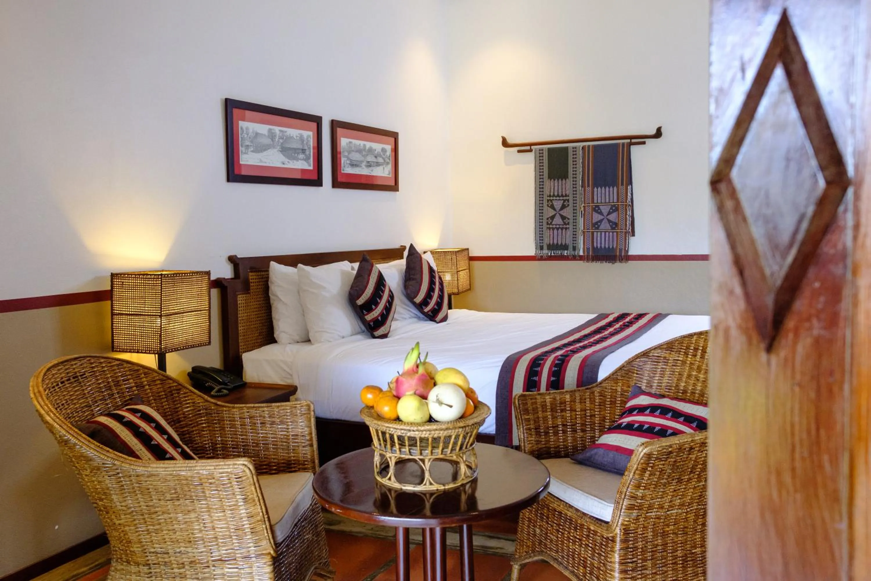 Bedroom in Riverside Boutique Resort, Vang Vieng