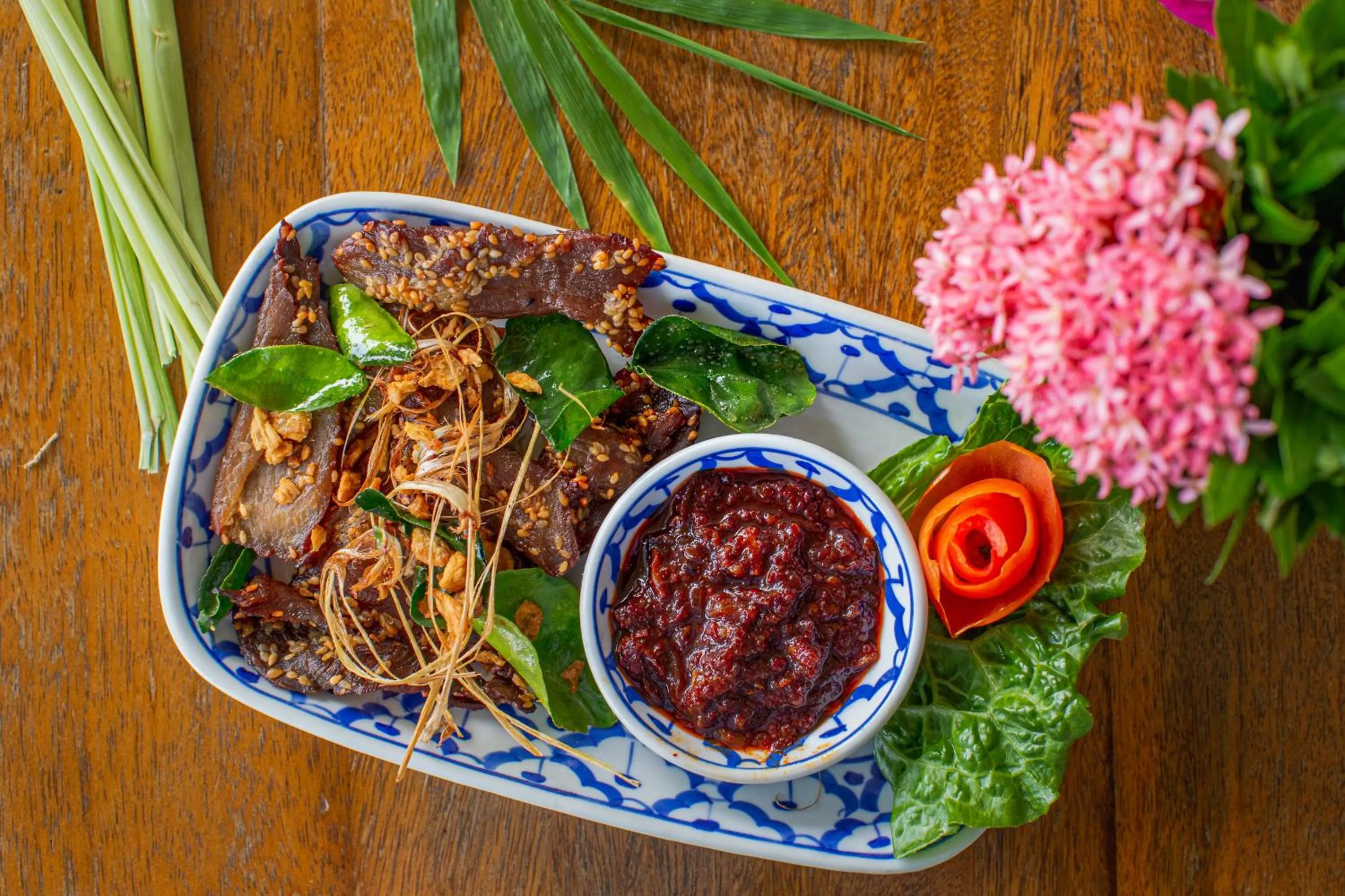 Food in Riverside Boutique Resort, Vang Vieng