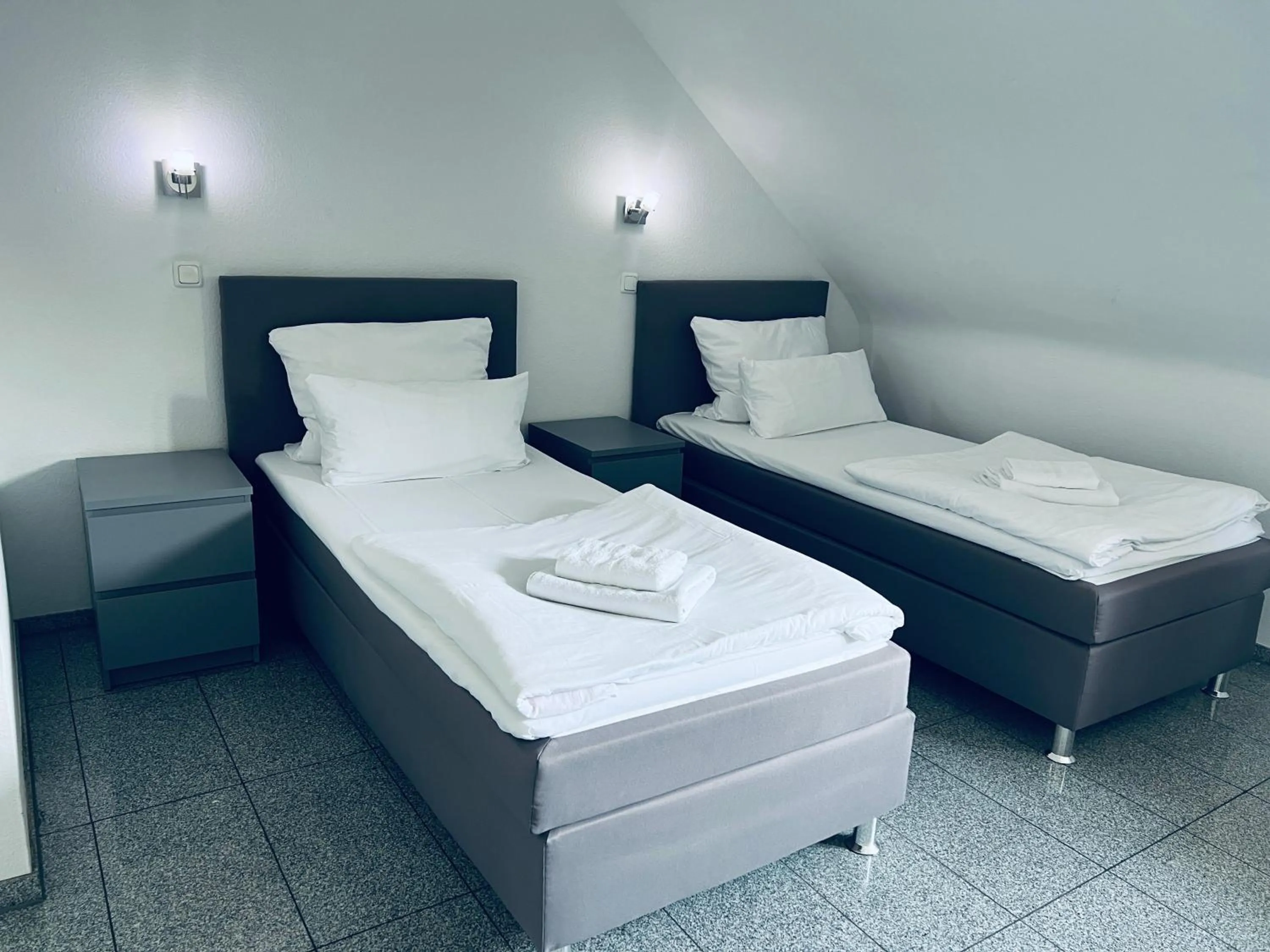 Bed in Lipp Apartments