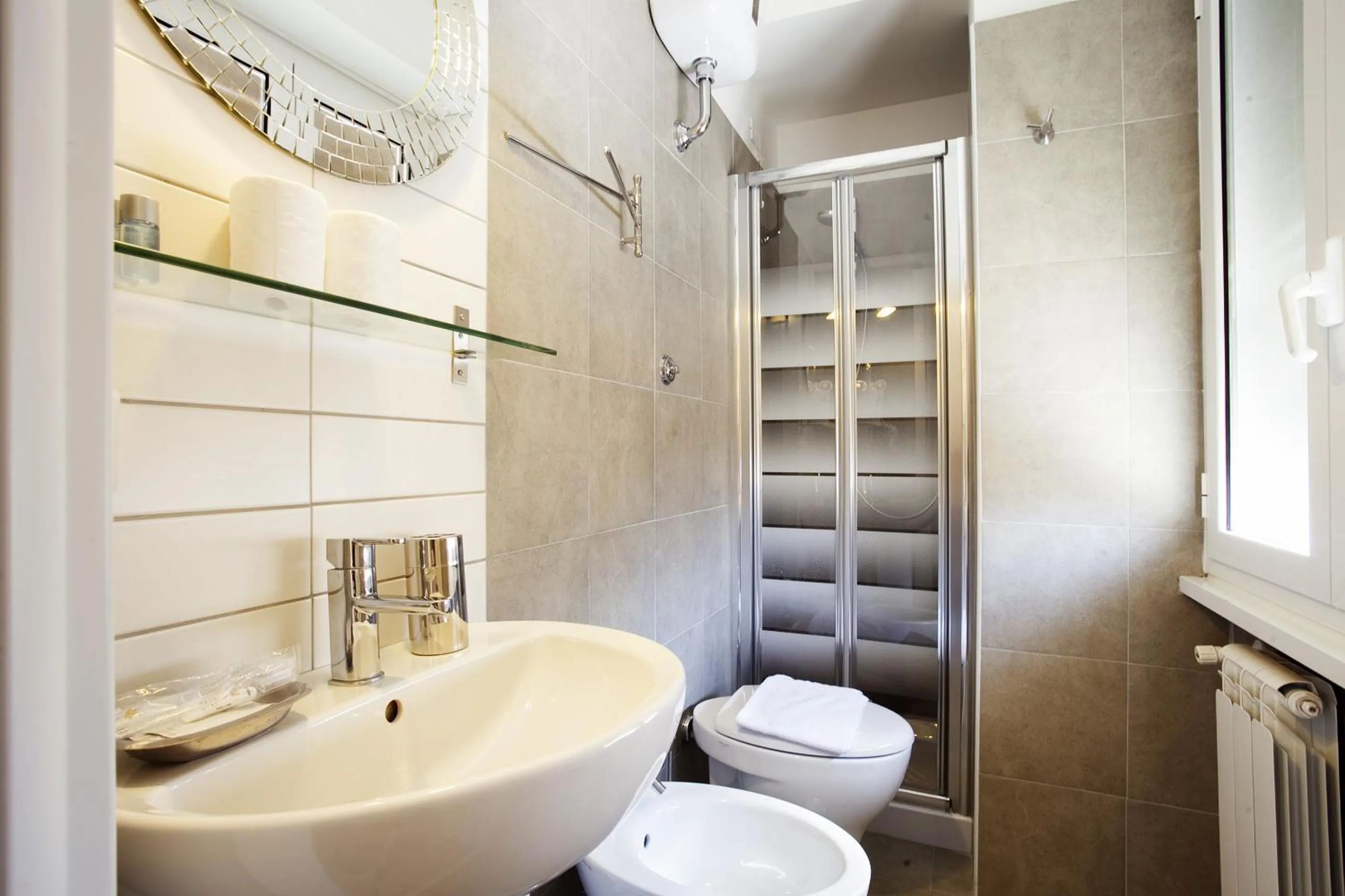 Bathroom in Affittacamere Nansen