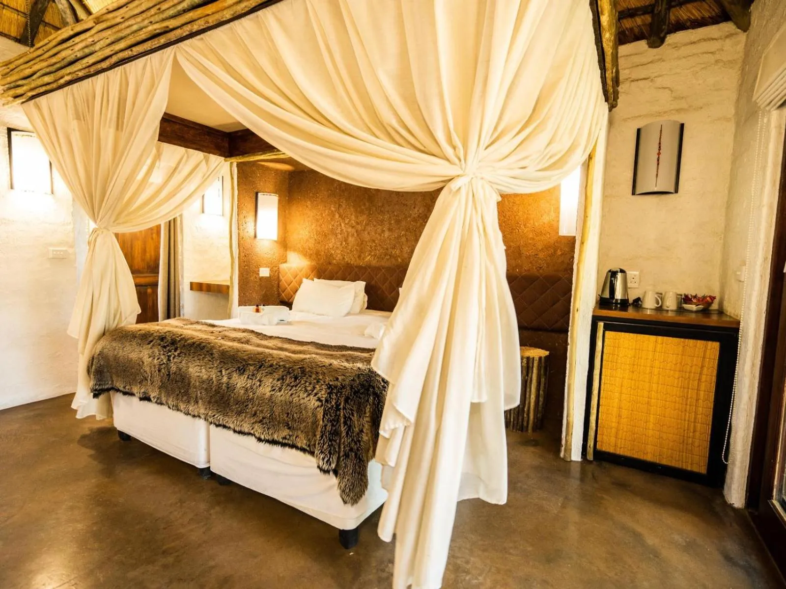 Bed in Hakunamatata Lodge & Health Spa