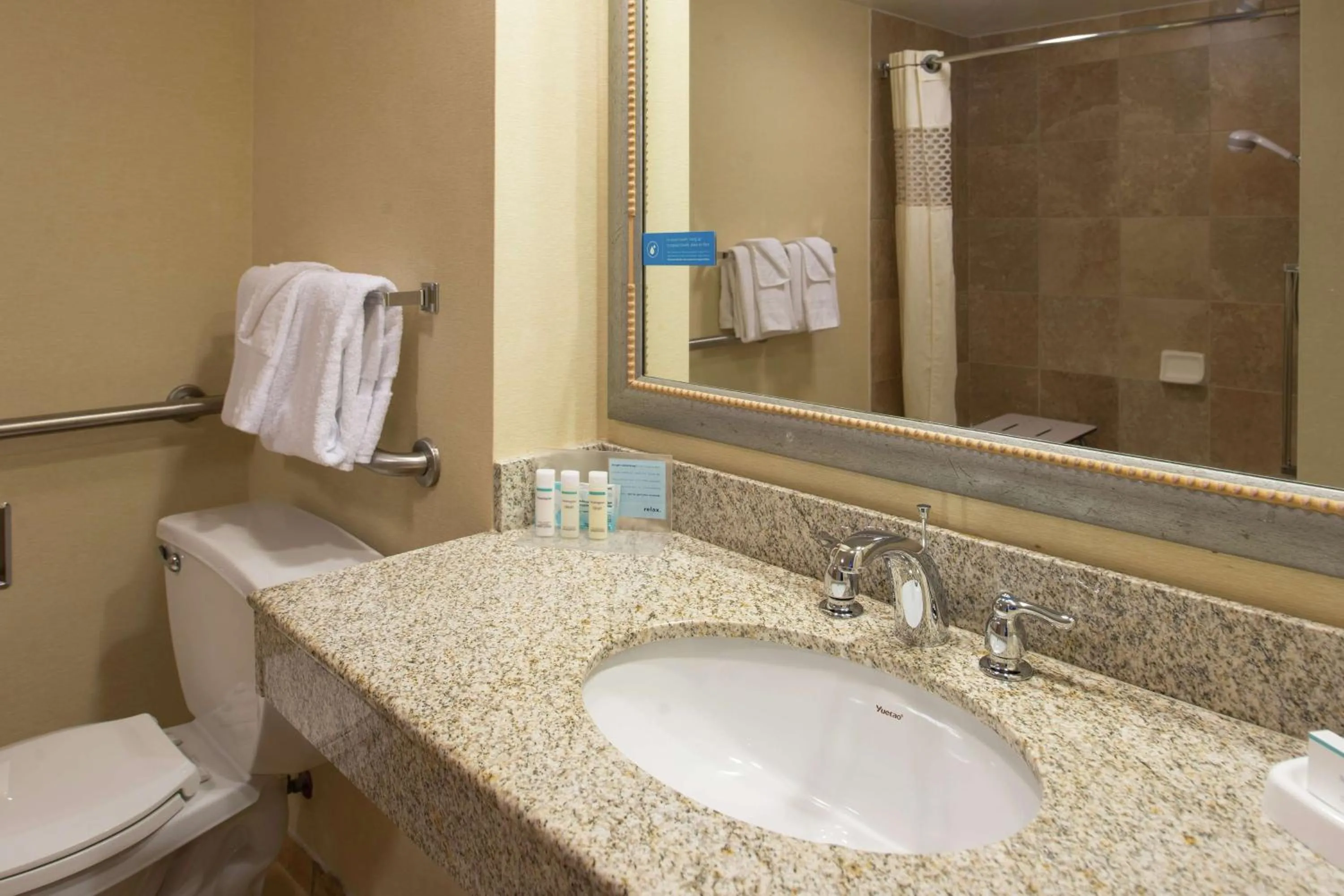 Bathroom in Hampton Inn & Suites Charlotte Arrowood Rd