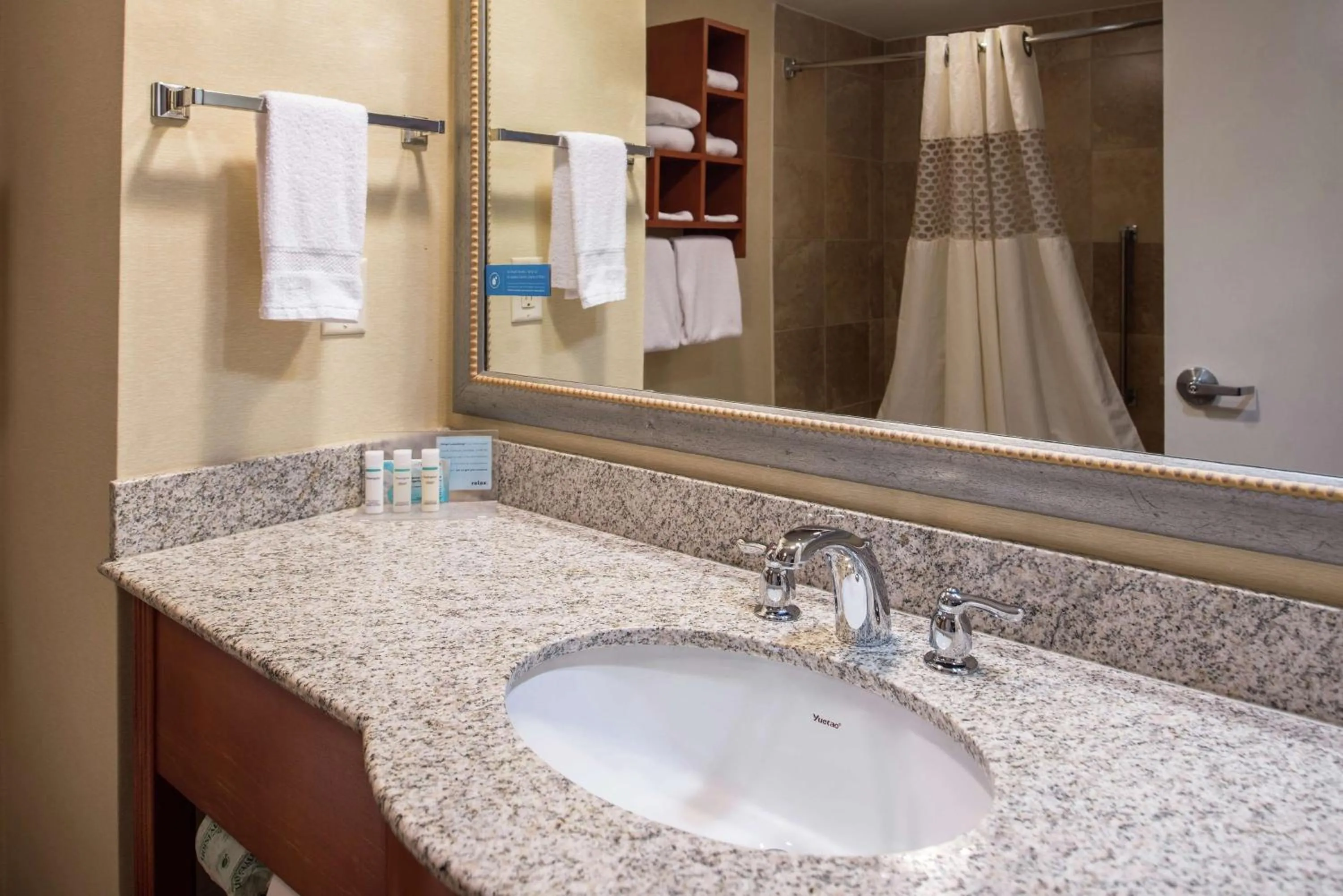 Bathroom in Hampton Inn & Suites Charlotte Arrowood Rd