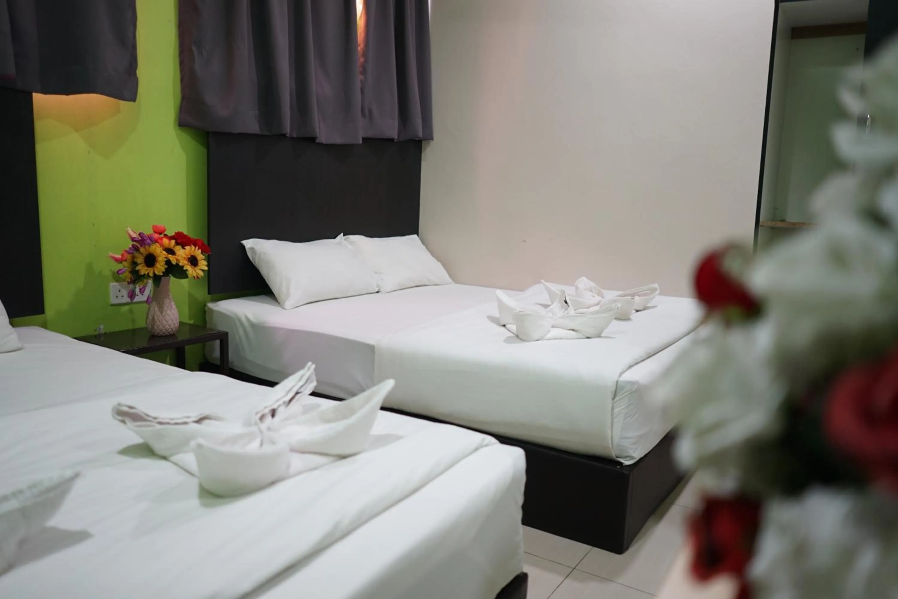 Bed in Hotel Victory Inn KLIA and KLIA 2