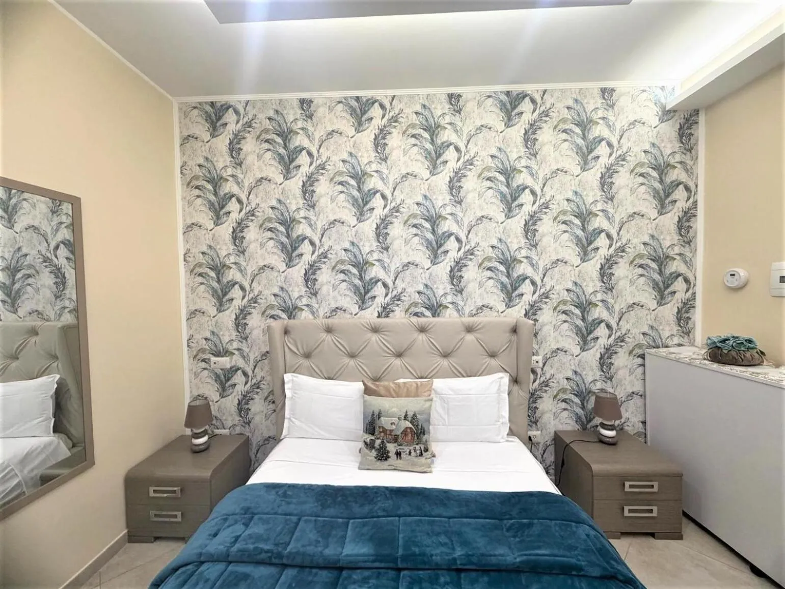 Bed in B&B Pompei Olympus