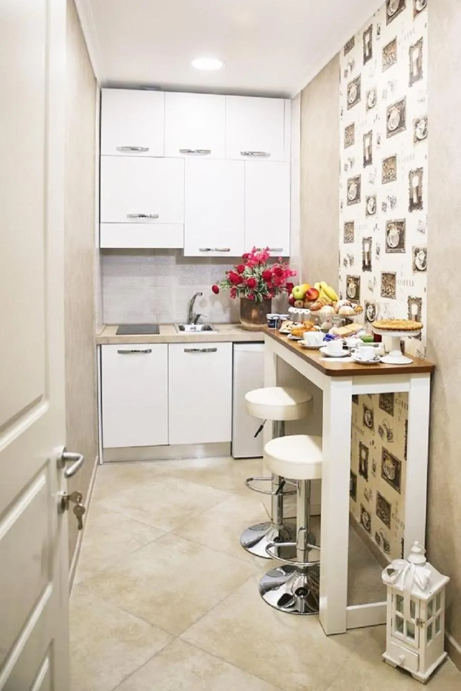 Communal kitchen in B&B Pompei Olympus