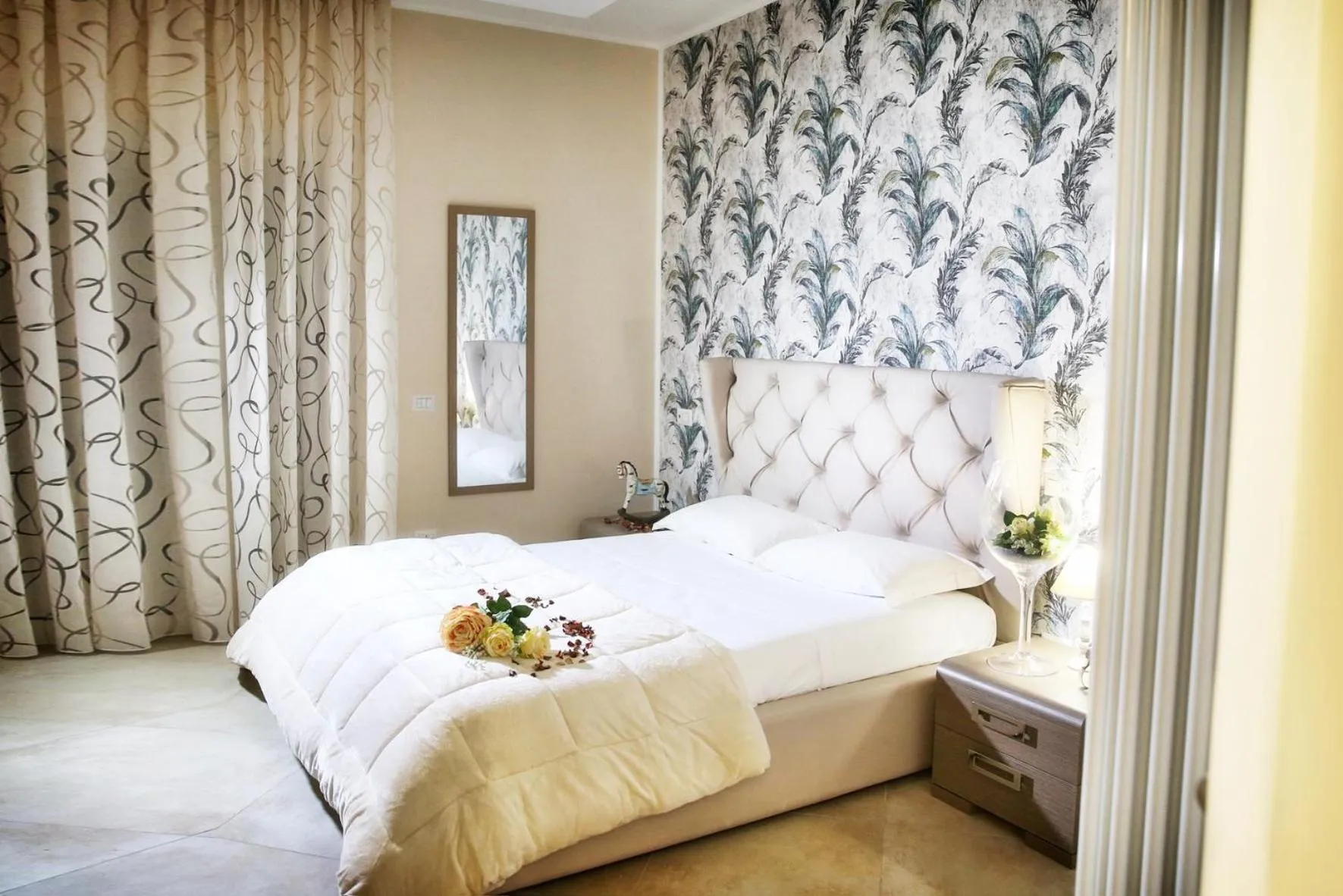 Bedroom, Bed in B&B Pompei Olympus