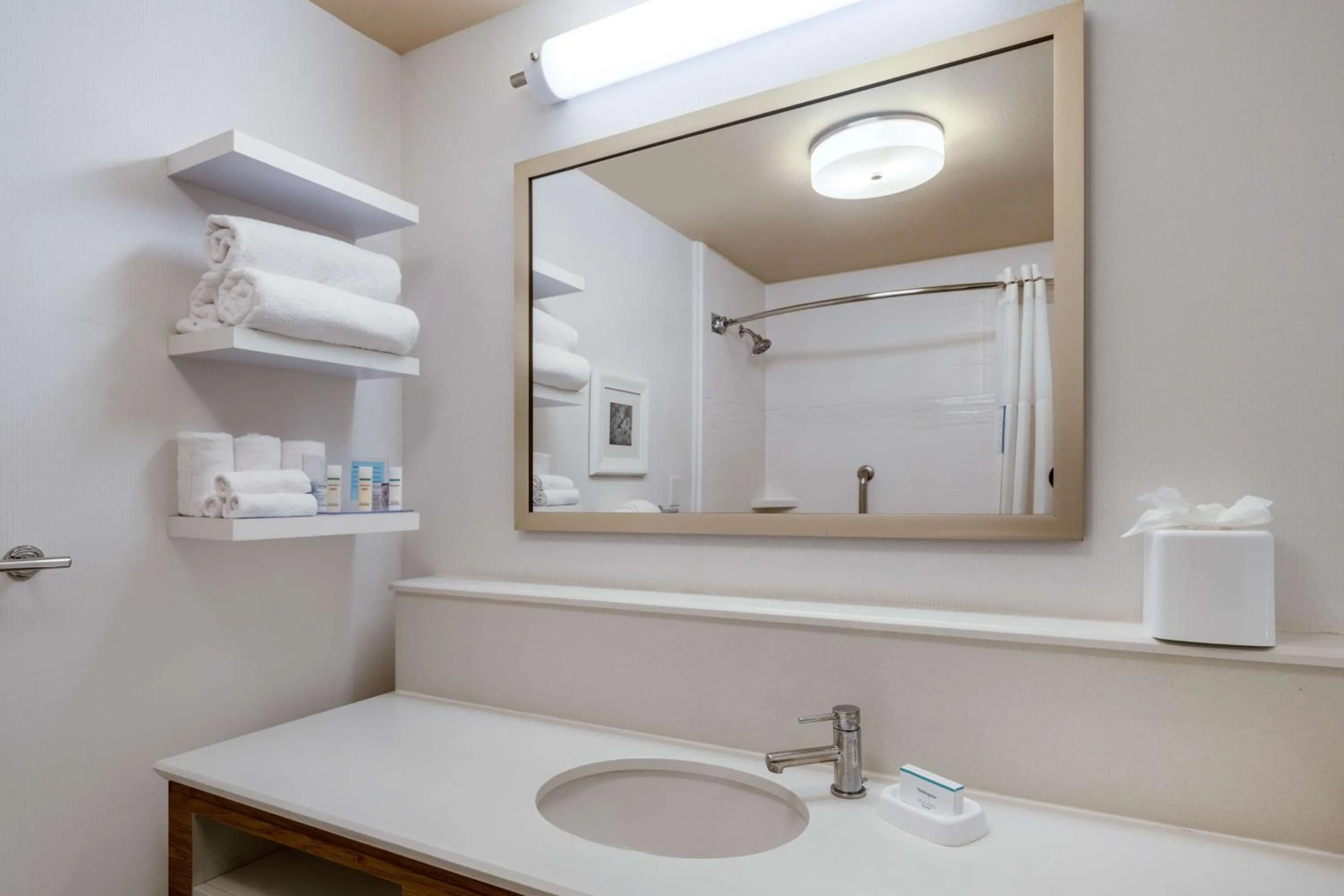 Bathroom in Hampton Inn by Hilton Irvine East - Lake Forest