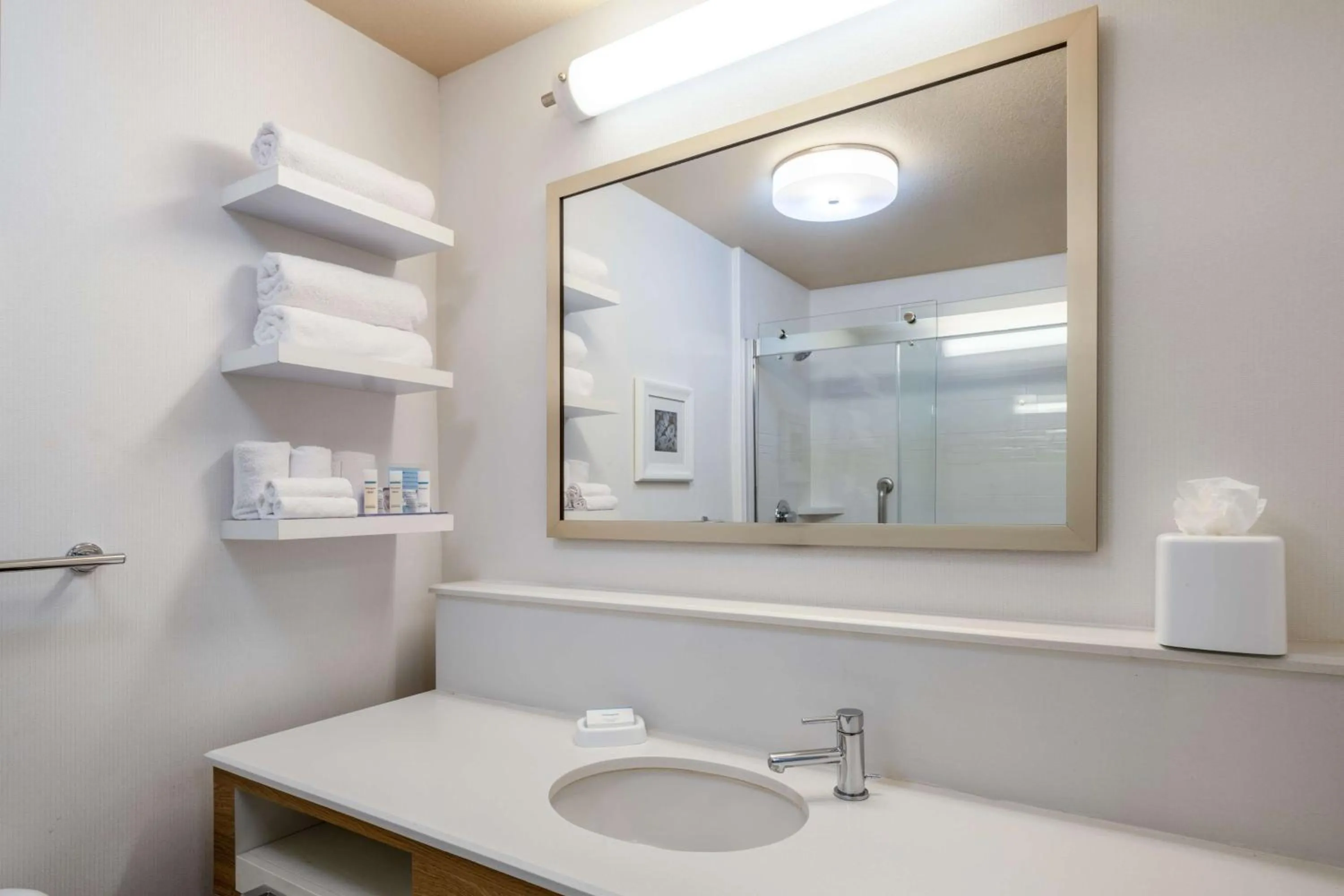 Bathroom in Hampton Inn by Hilton Irvine East - Lake Forest